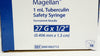 Covidien 8881882712 Magellan 1mL Tuberculin Syringe 27G x 1/2inch - Box of 45