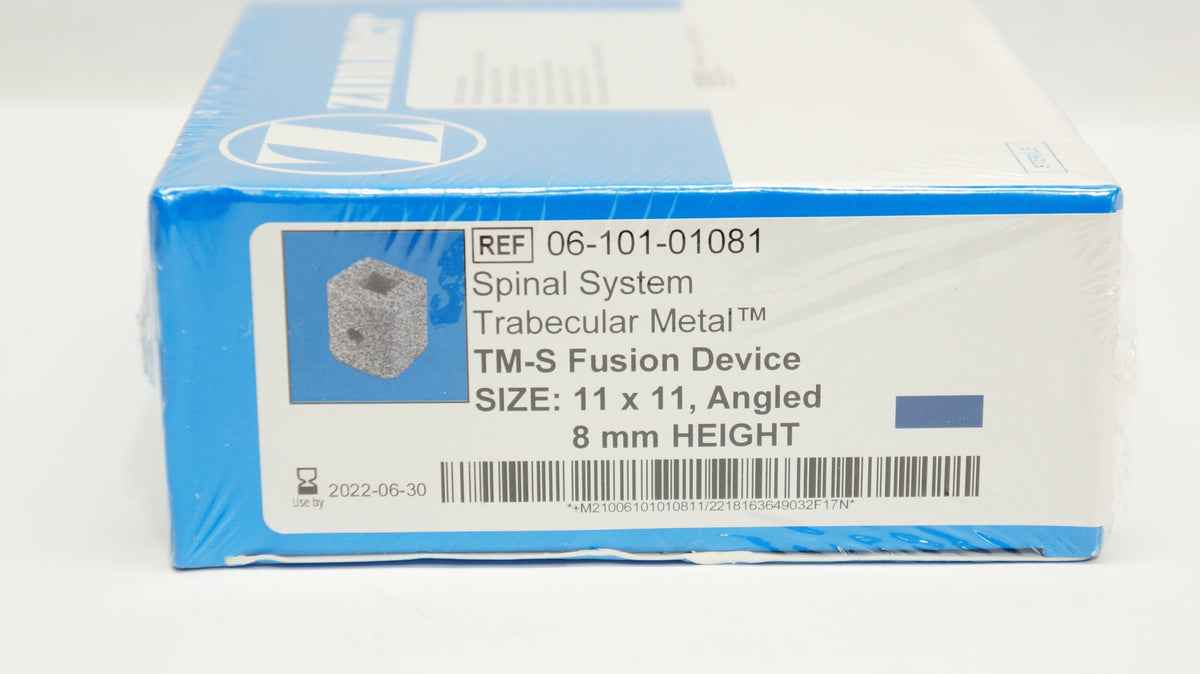 Zimmer 06-101-01081 Spinal System Trabecular Metal TM-S Fusion Device ...