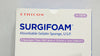 Ethicon 1974 SURGIFOAM Absorbable Gelatin Sponge 100, 8 x 12.5 x 1cm - Box of 6