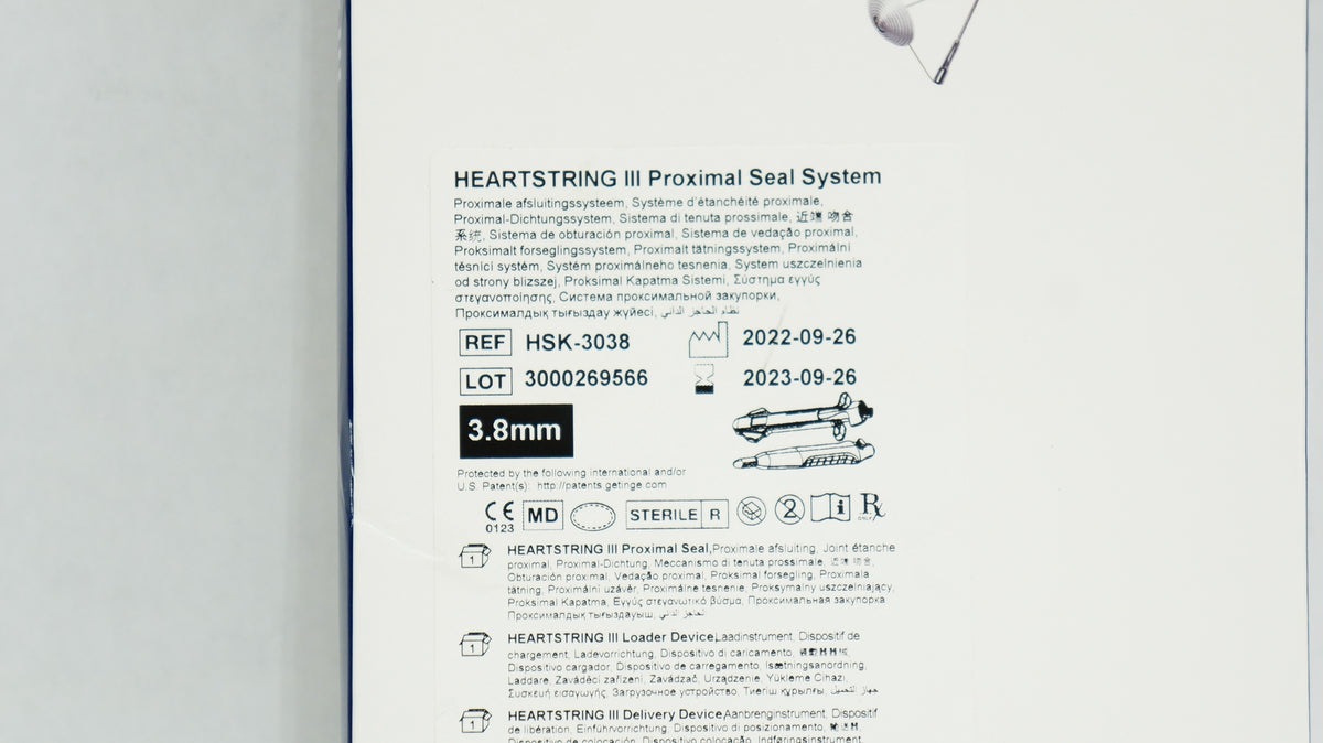 Maquet HSK-3038 HEARTSTRING III Proximal Seal System 3.8 mm (x ...