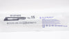 Aspen Surgical 371615 Bard-Parker Scalpel Stainless Steel Surgical Blade N15