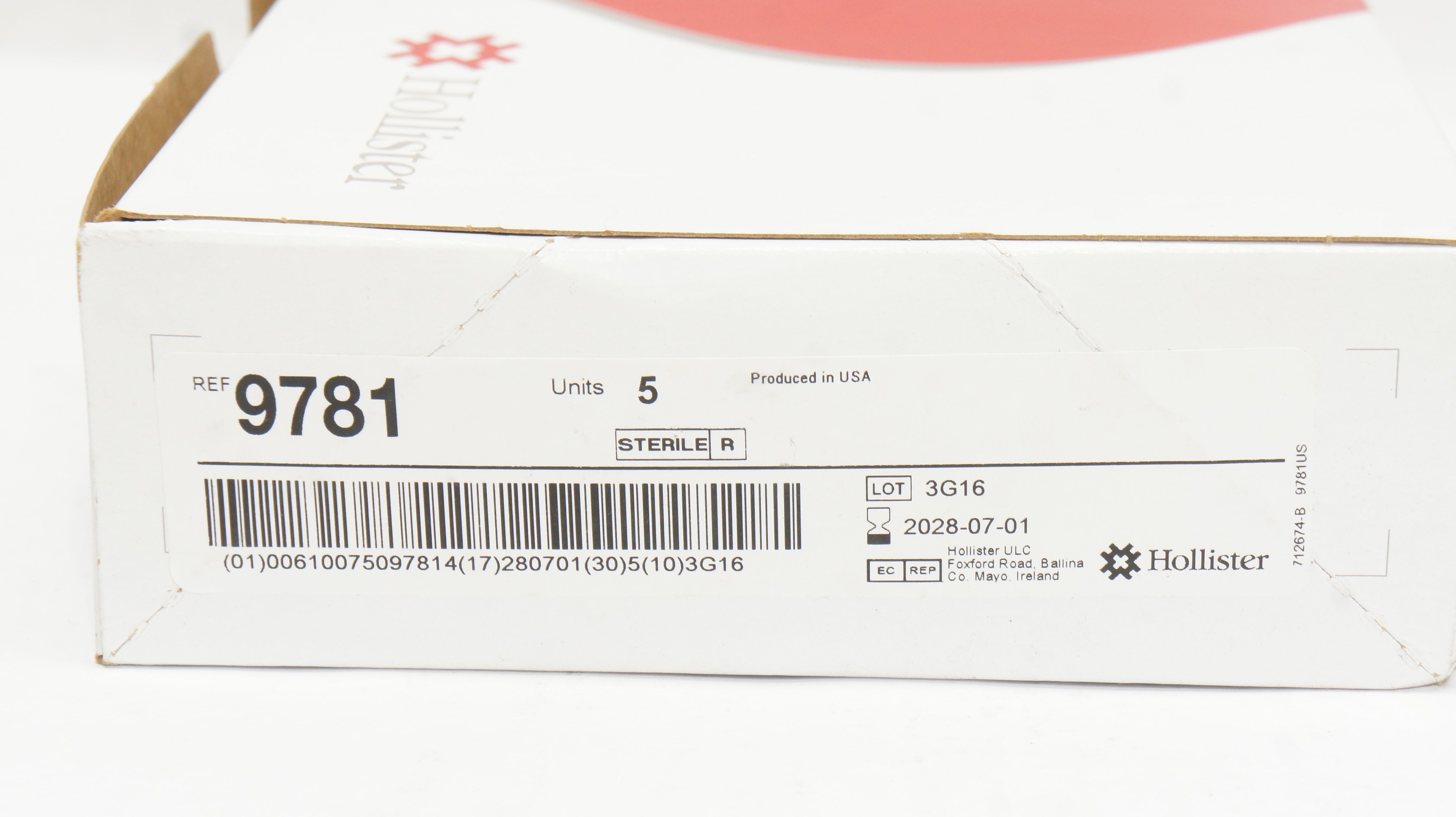 Hollister 9781 Horizontal Drain Tube Attachment Device 5 40Ch Fr Box Imedicsales