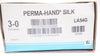 Ethicon LA54G 3-0 Perma-Hand Silk Black Braided Stre, 144inch (x) - Box of 10