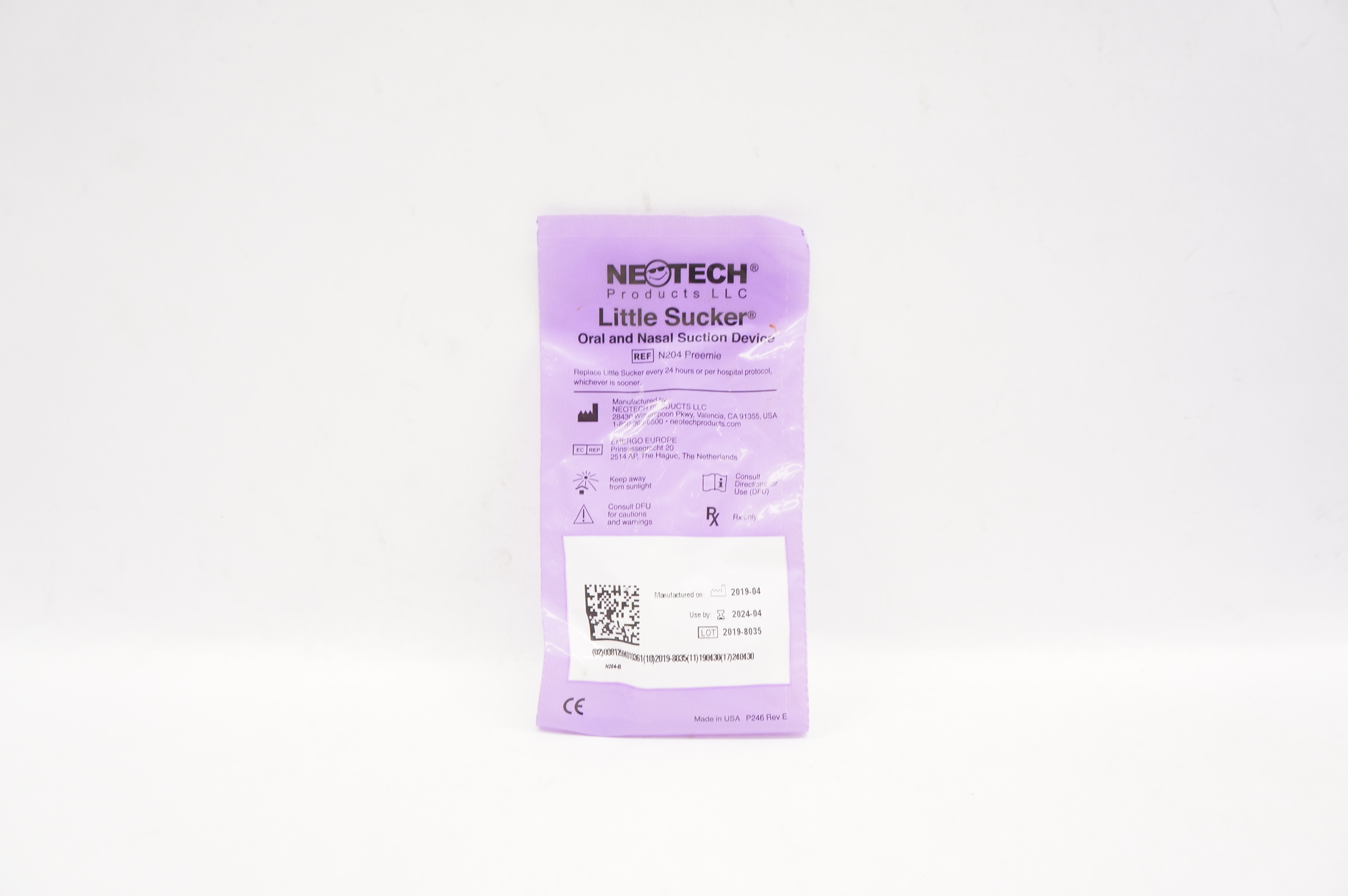 Neotech N204 Preemie Little Sucker Oral and Nasal Suction Device