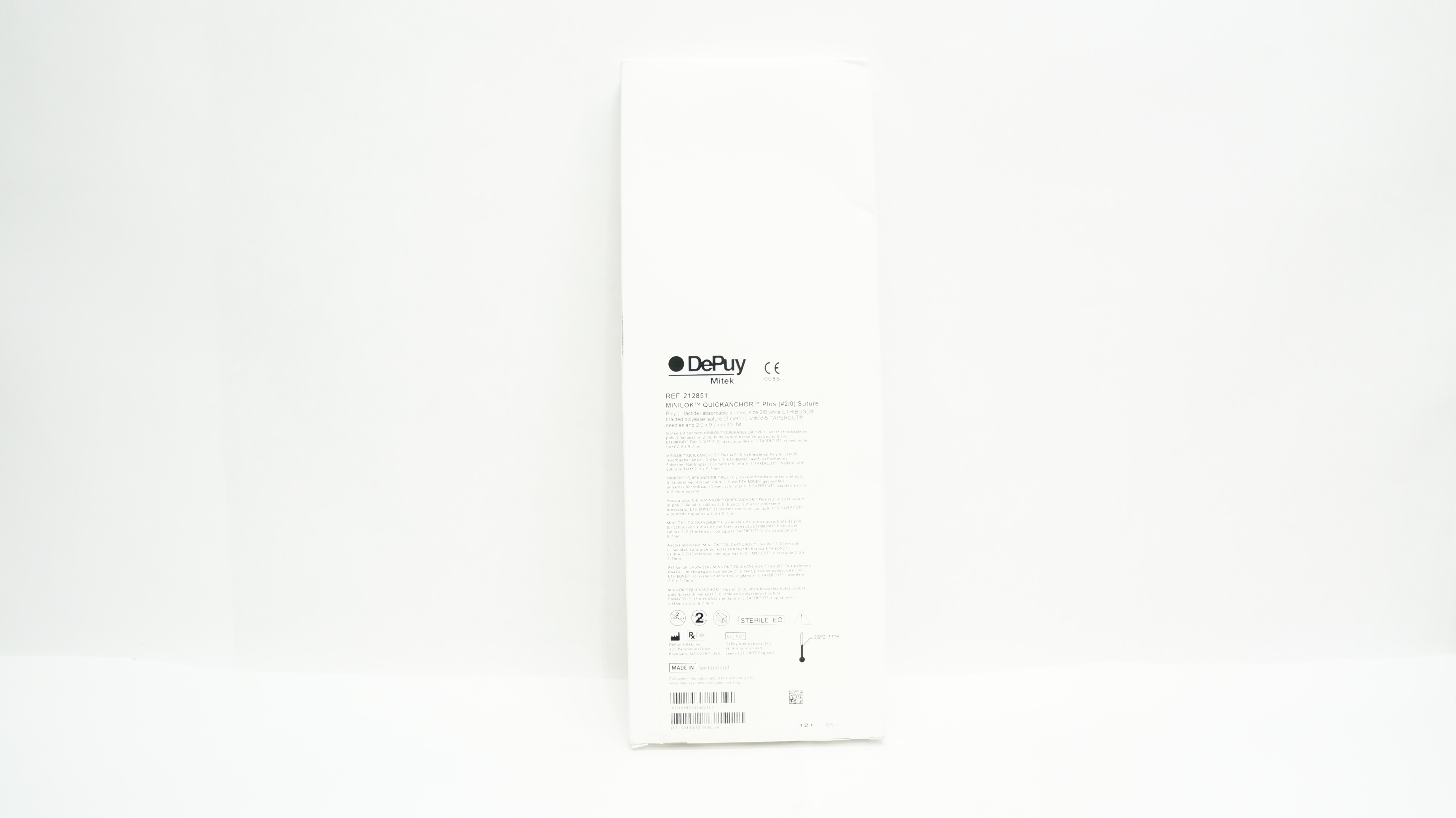 DePuy 212851 Mitek, Minlok Quickanchor Plus Stre (x)