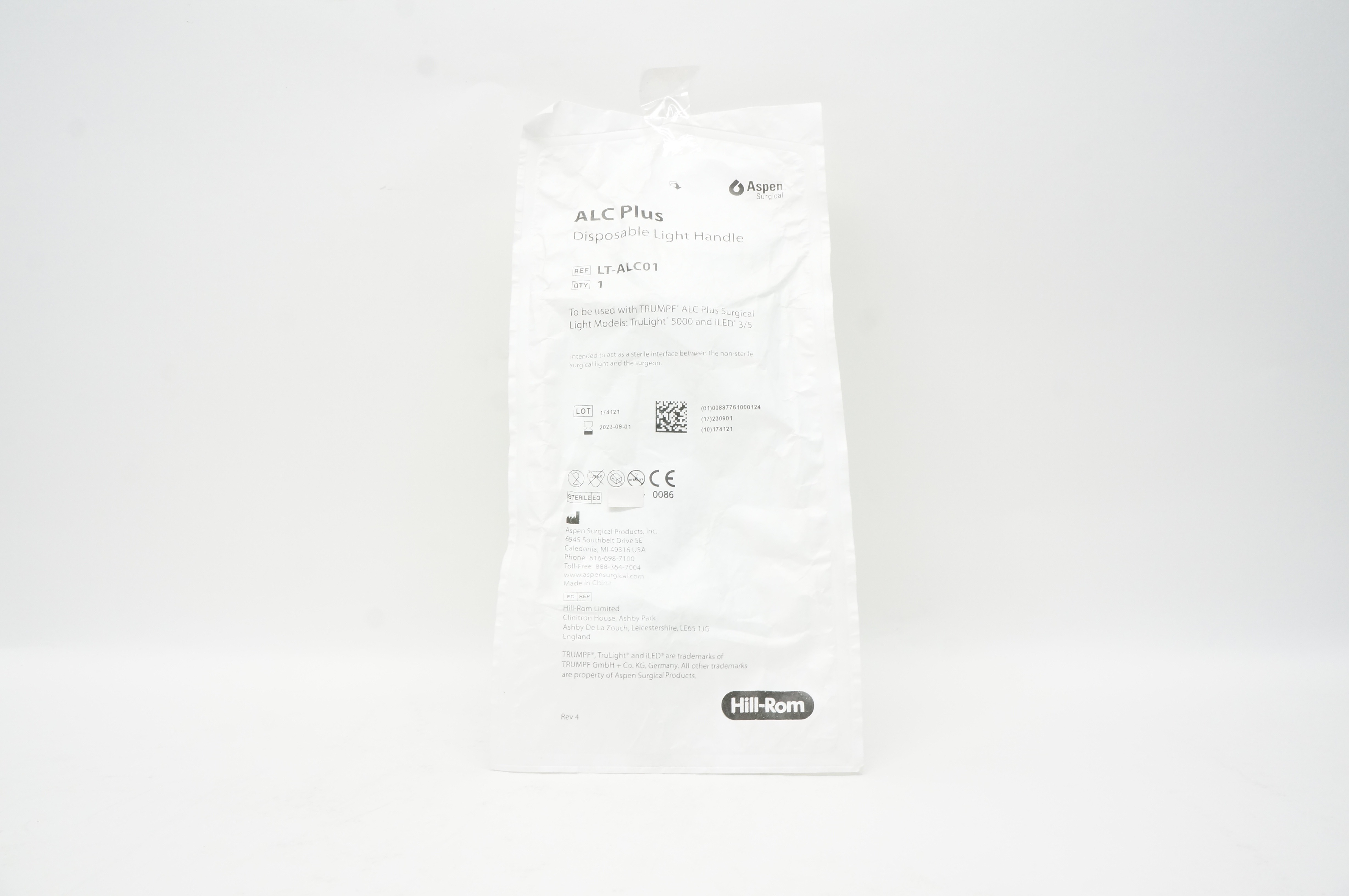 Aspen Surgical LT-ALC01 ALC Plus Disposable Light Handle