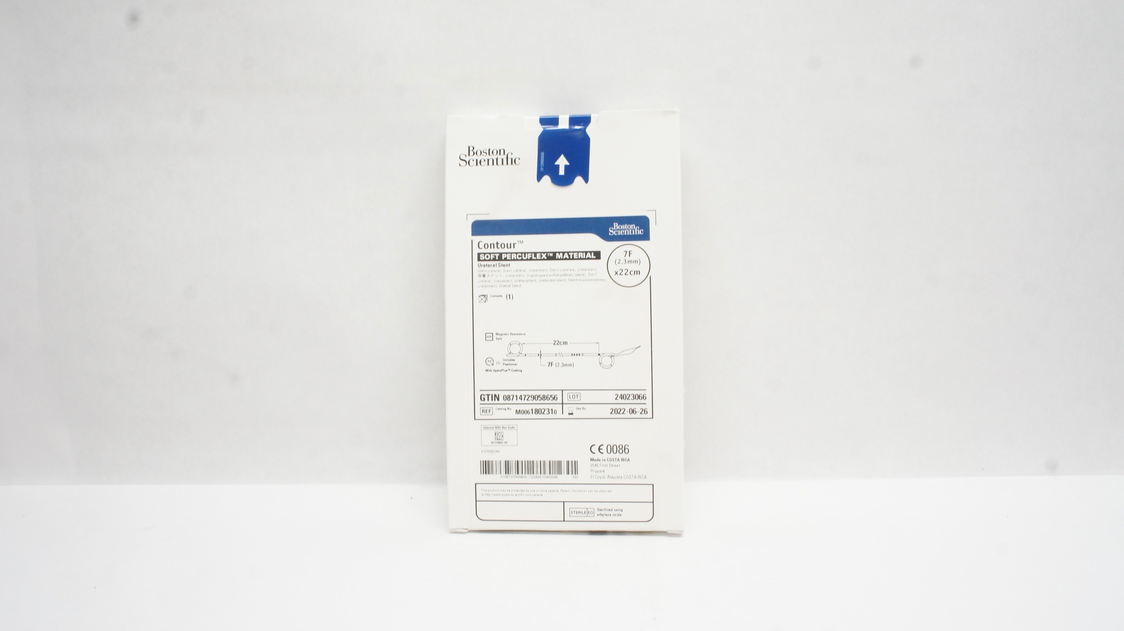 Boston Scientific M0061802310 Contour Soft Percuflex Ureteral Stnt 7F x 22 cm(x)