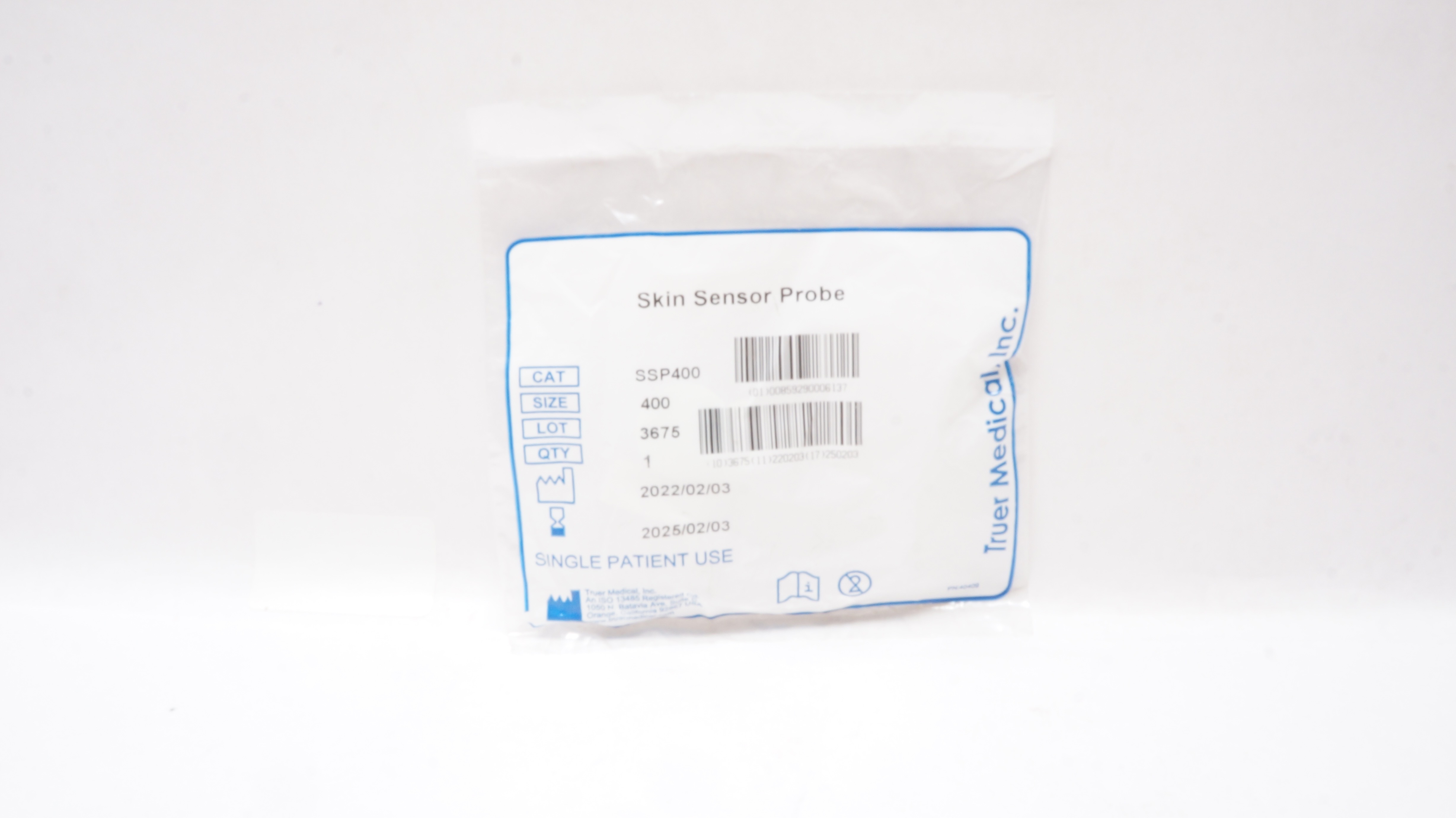 Truer Medical SSP400 Skin Sensor Probe Size 400