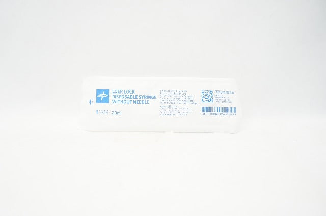 Medline SYR120010 Luer Lock Disposable Syringe Without Ndle 20ml