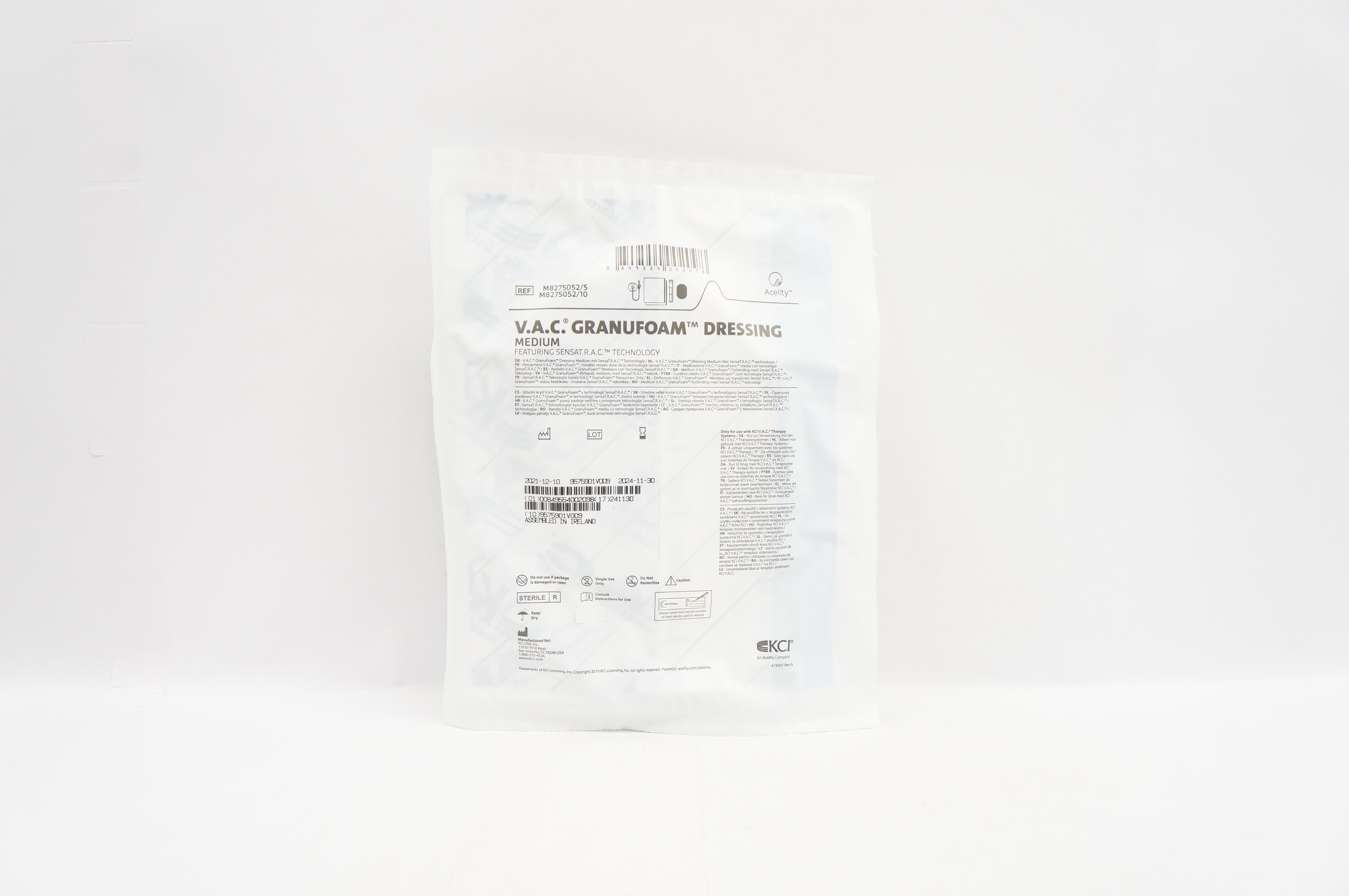 KCI M8275052/5 Acelity V.A.C. Granufoam Dressing Medium