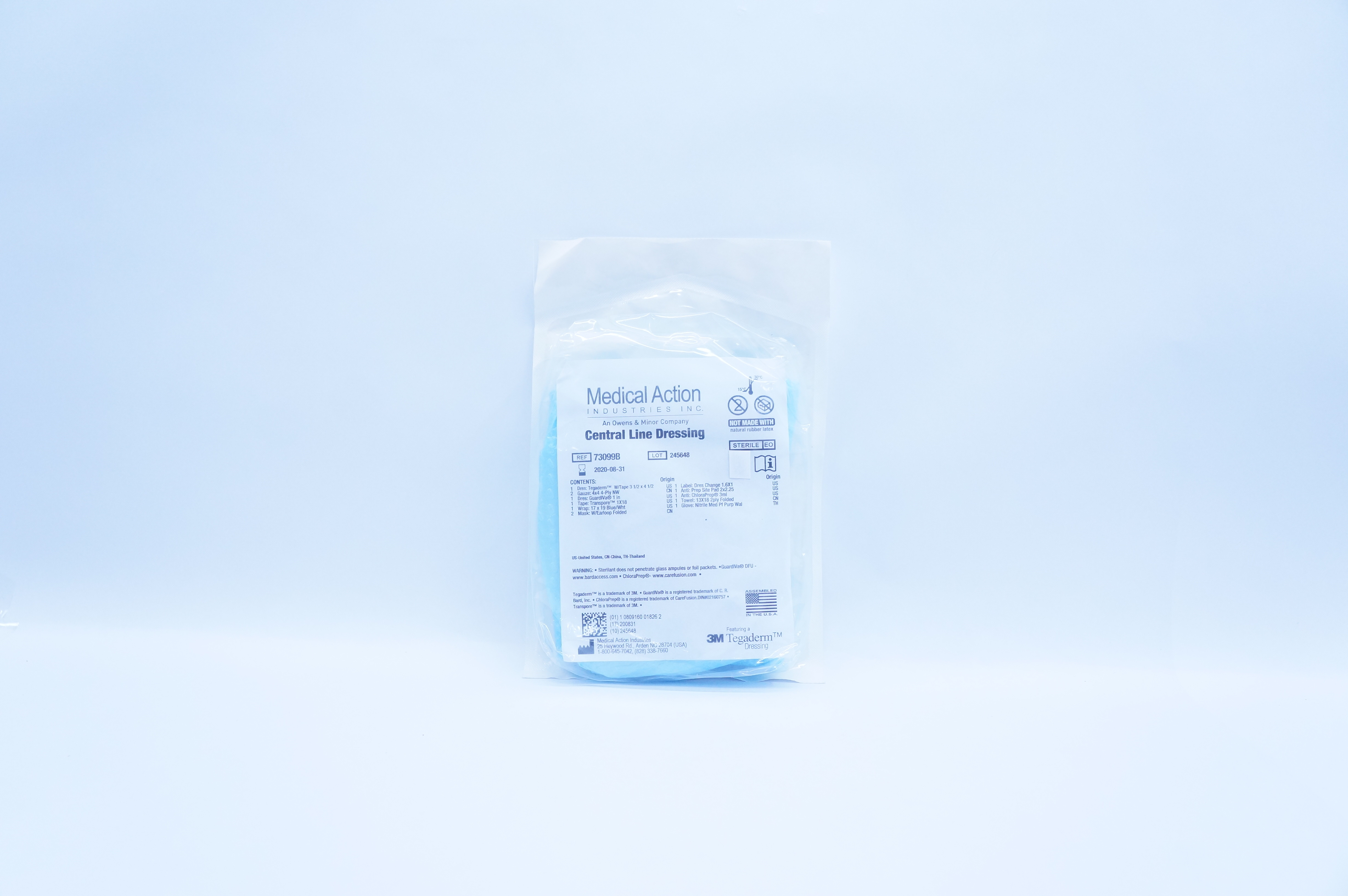 Medical Action 73099B 3M Tegaderm Central Line Dressing (x)