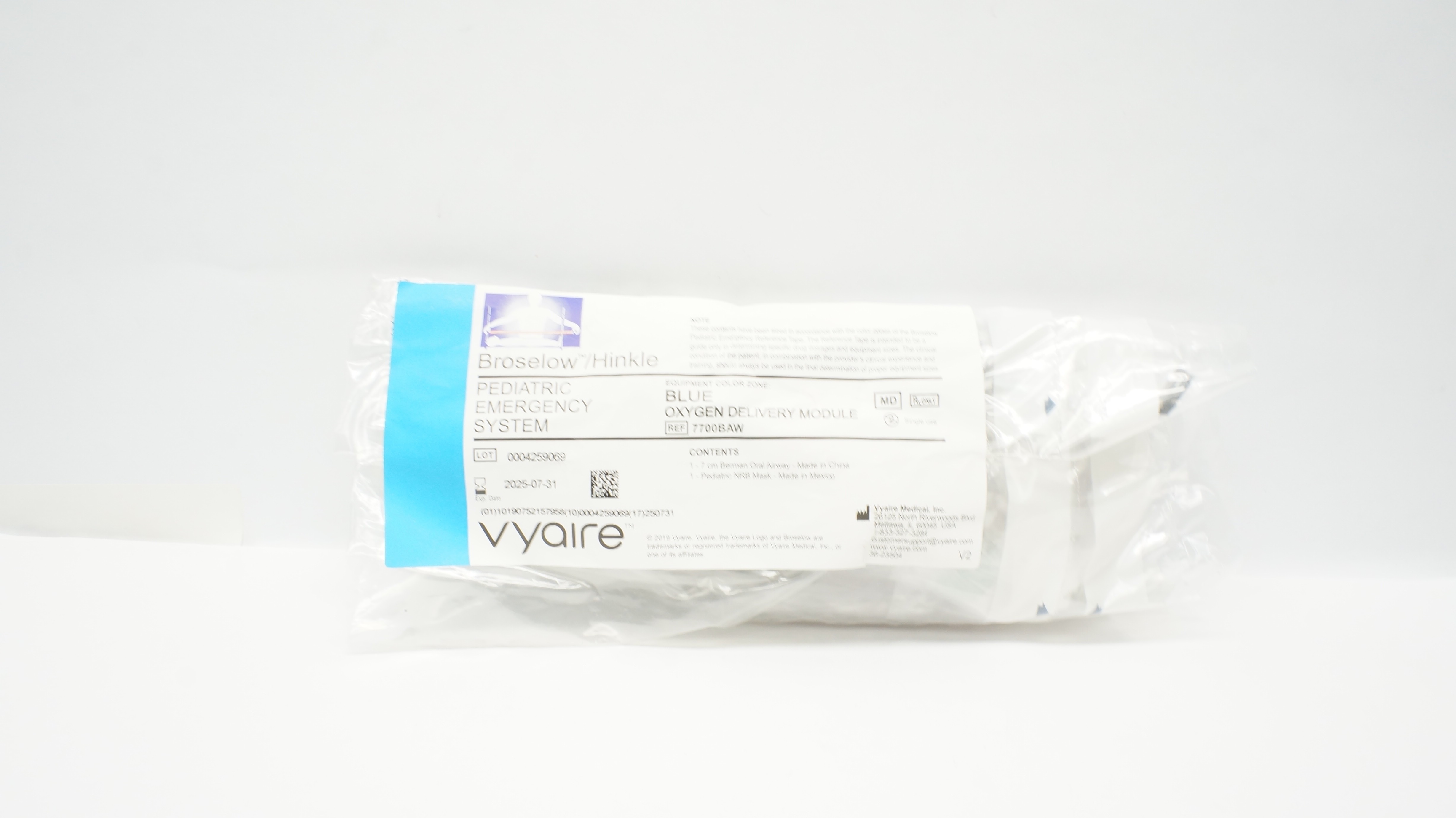 Vyaire 7700BAW Broselow/Hinkle Pediatric Emergency System