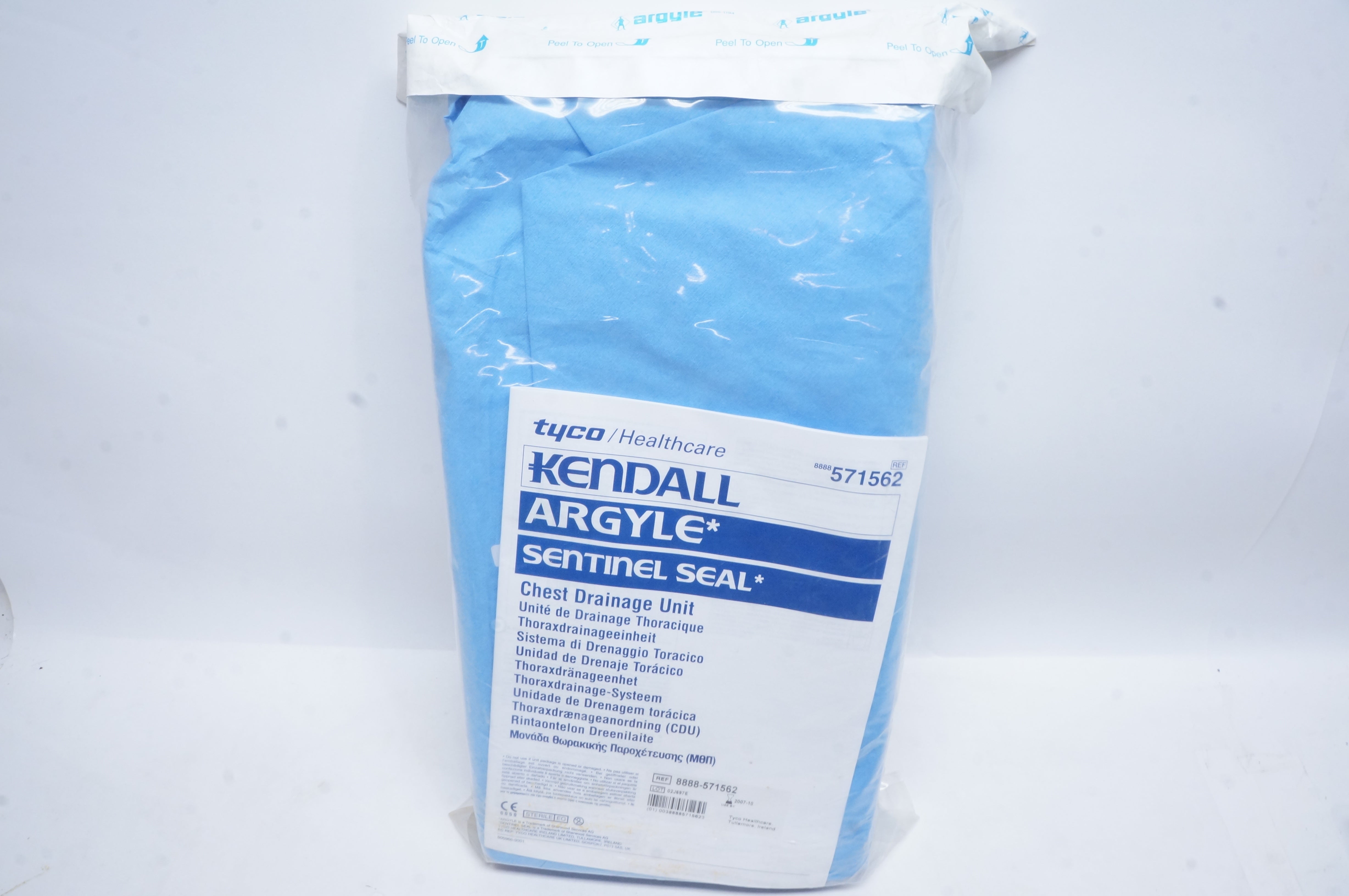 Tyco 8888-571562 Kendall Argyle Sentinel Seal Chest Drainage Unit (x)