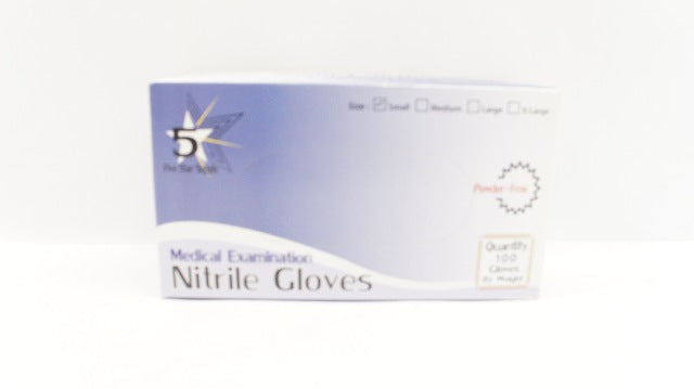 Medical Examination 200001 Nitrile Gloves, Small (x) - Box of 100