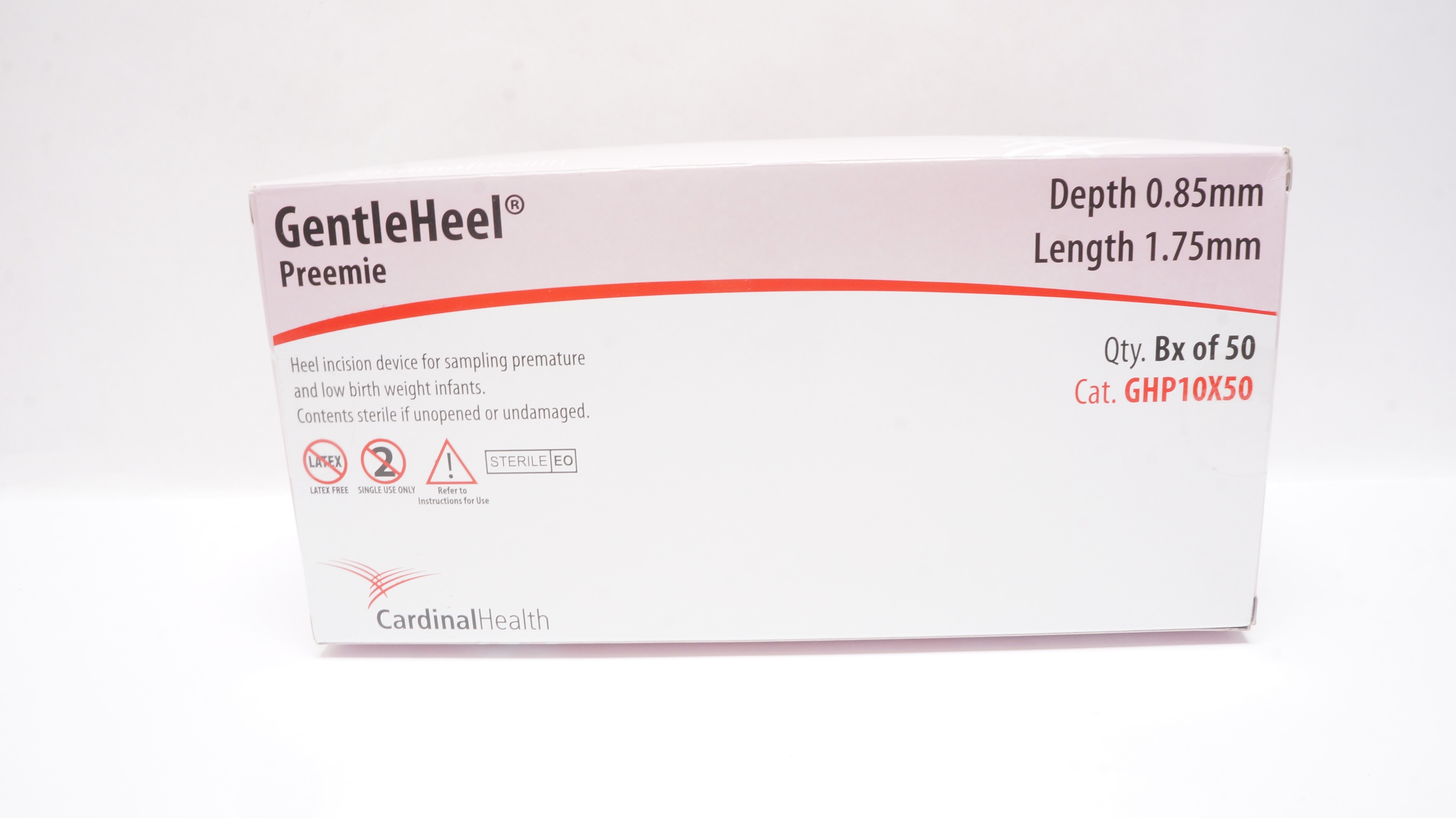 Cardinal Health GHP10X50 GentleHeel Heel Incision Device 0.85 x 1.75mm-Box of 50