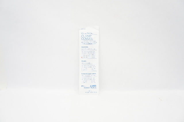 Oxboro Medical 06-1-013 Silicone Blue Clamp Covers 3/10inch x 5 inch - Pack of 2