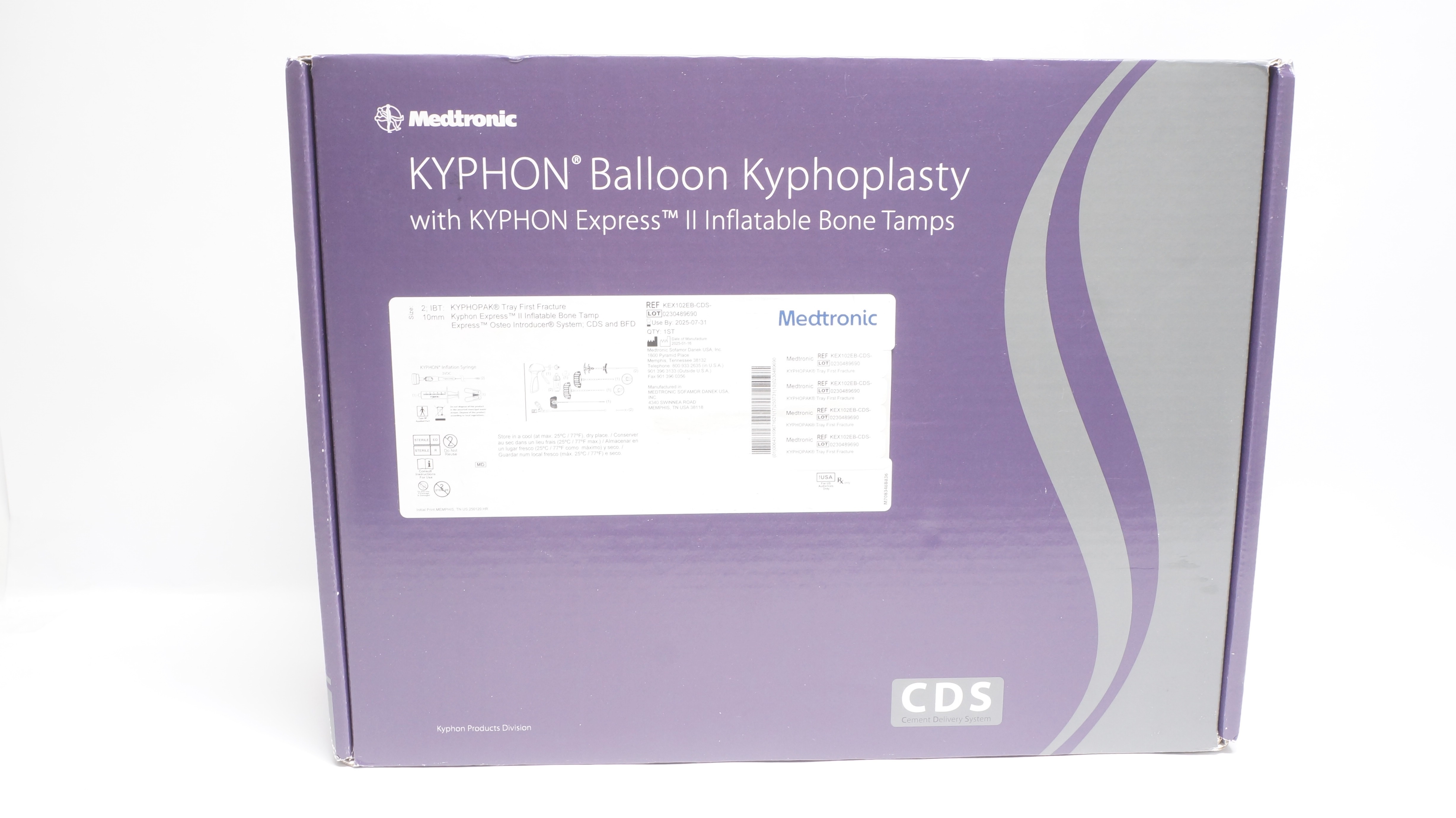 Medtronic KEX102EB-CDS Kyphon Balloon Kyphoplasty with II Bone Tamps 10mm (x)
