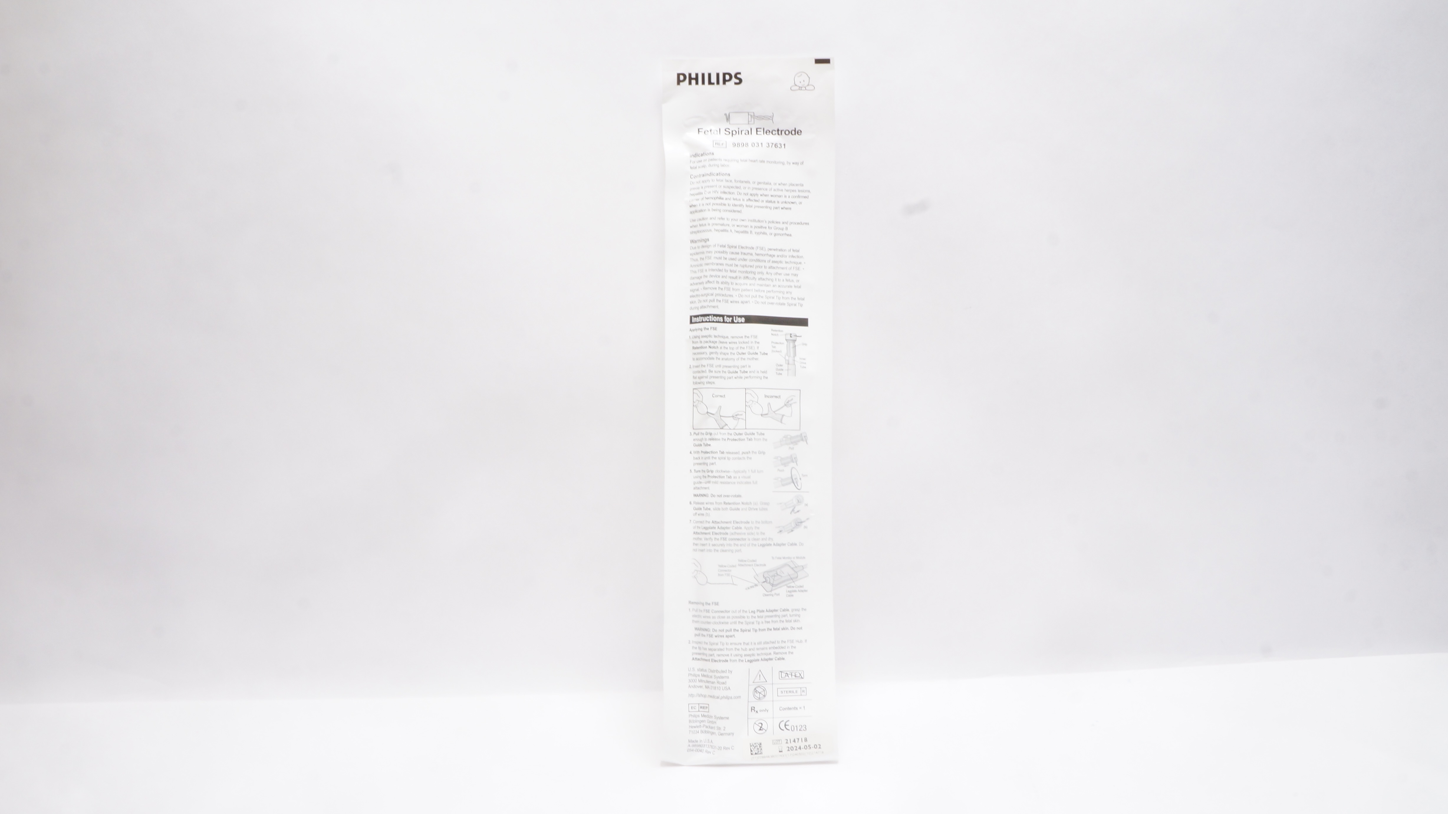 Philips 989803137631 Fetal Spiral Electrode