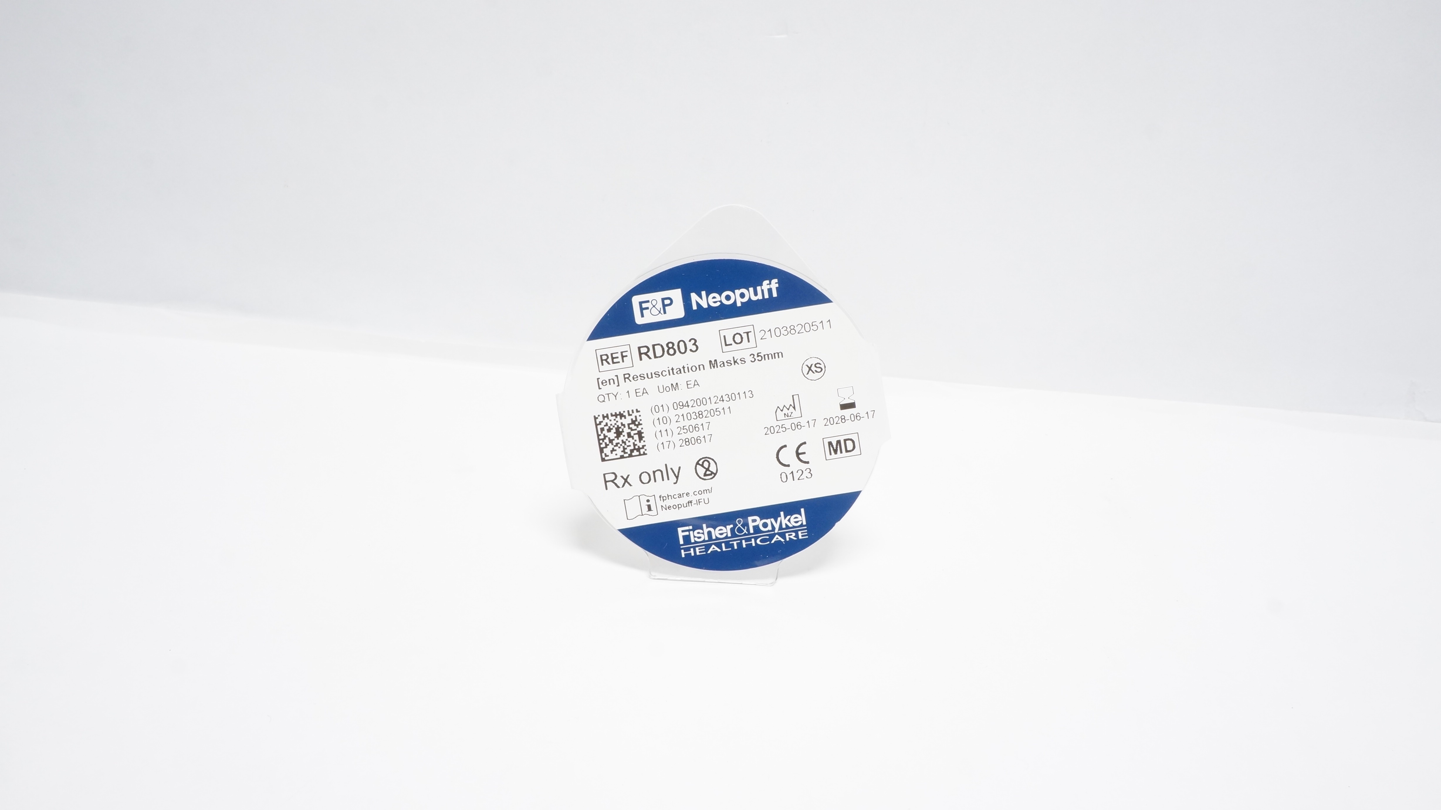 Fisher&Paykel RD803-10 Neonatal Resuscitation Masks 35mm