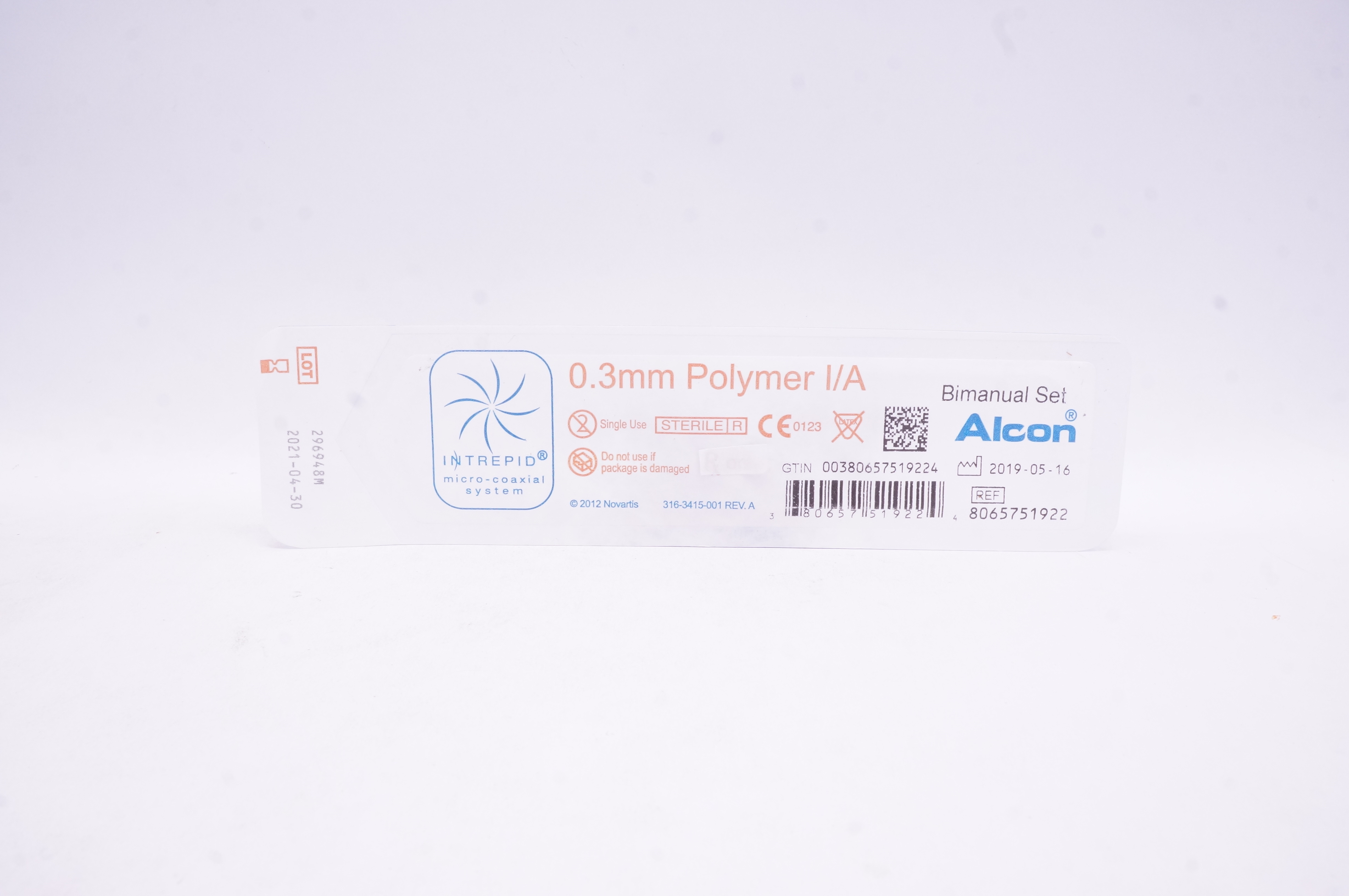 Alcon 8065751922 0.3mm Polymer I/A Bimanual Set (x)