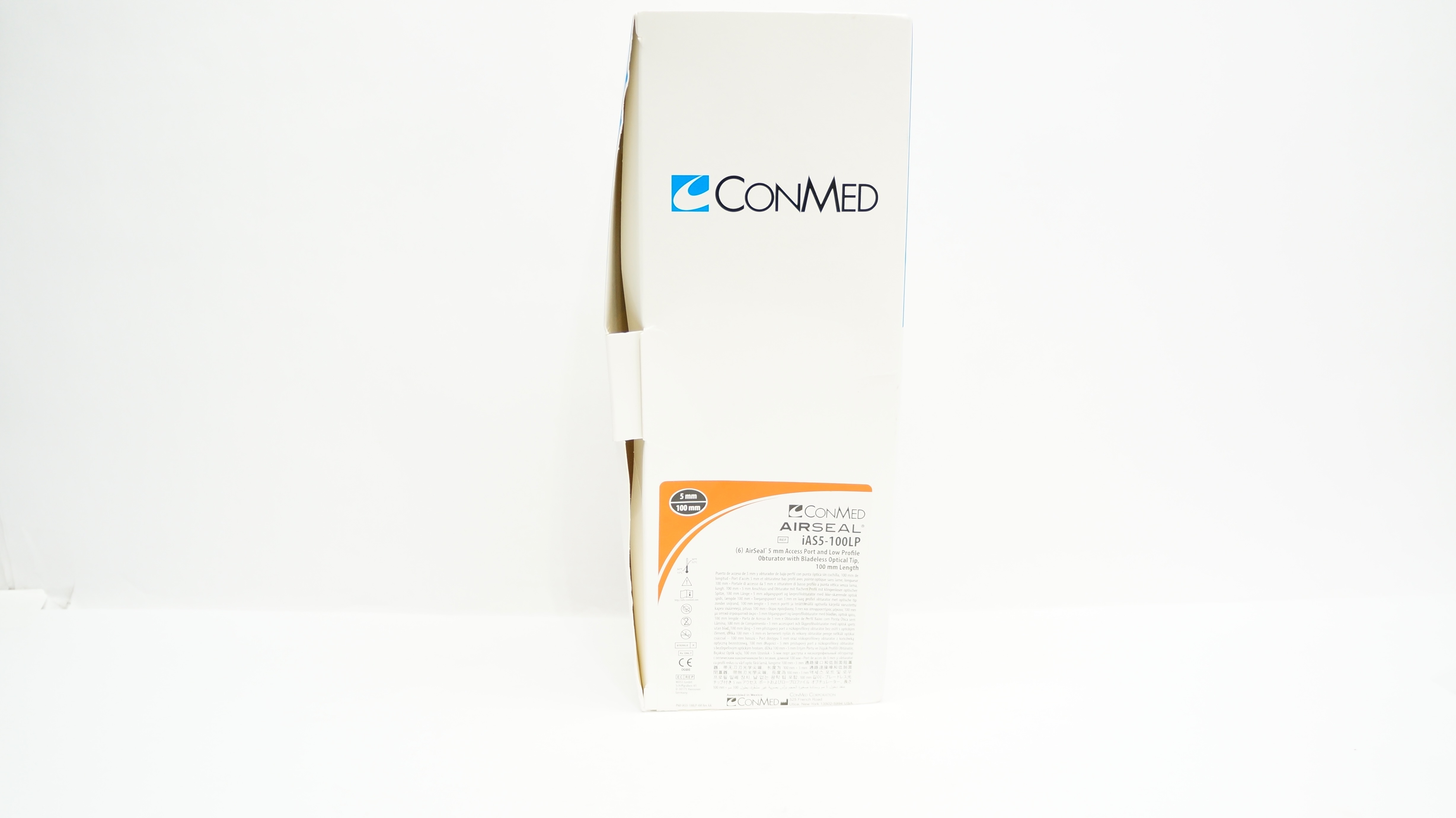 ConMed iAS5-100LP AirSeal Access Port & Obturator, 5x100mm-Box of 6 (x)