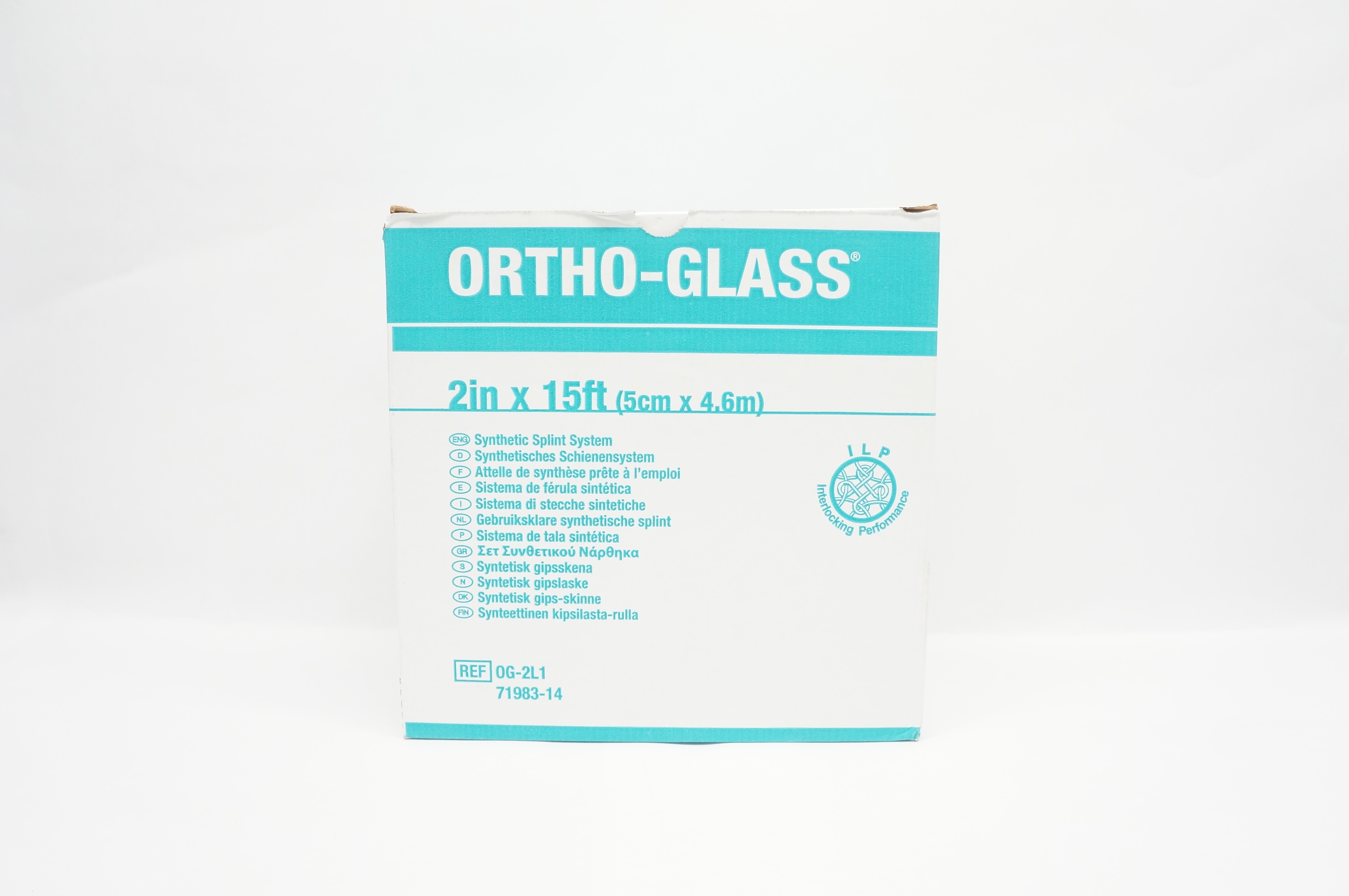 BSN Medical OG-2L1/71983-14 ORTHO-GLASS Synthetic Splint System 2inch x 15ft.