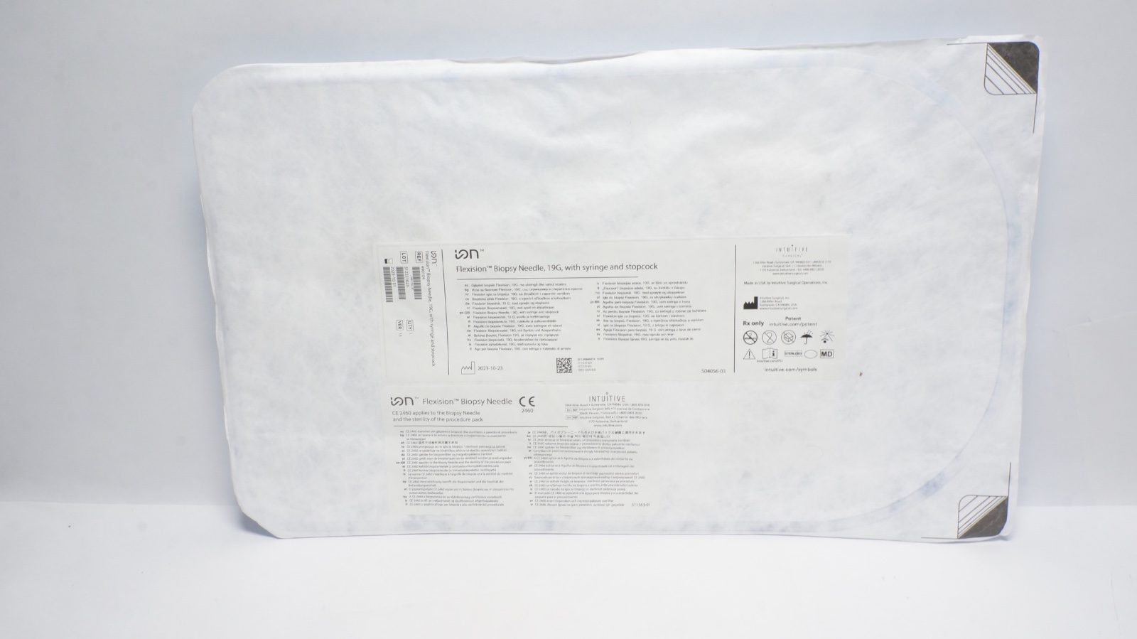 Intuitive Surgical 490104 Flexision Biopsy Needle 19G with Syringe