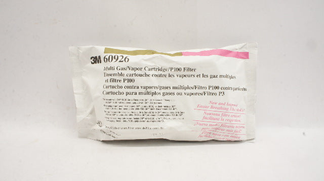 3M 60926 Multi Gas Vapor Cartrige P100 Filter - Pack of 2