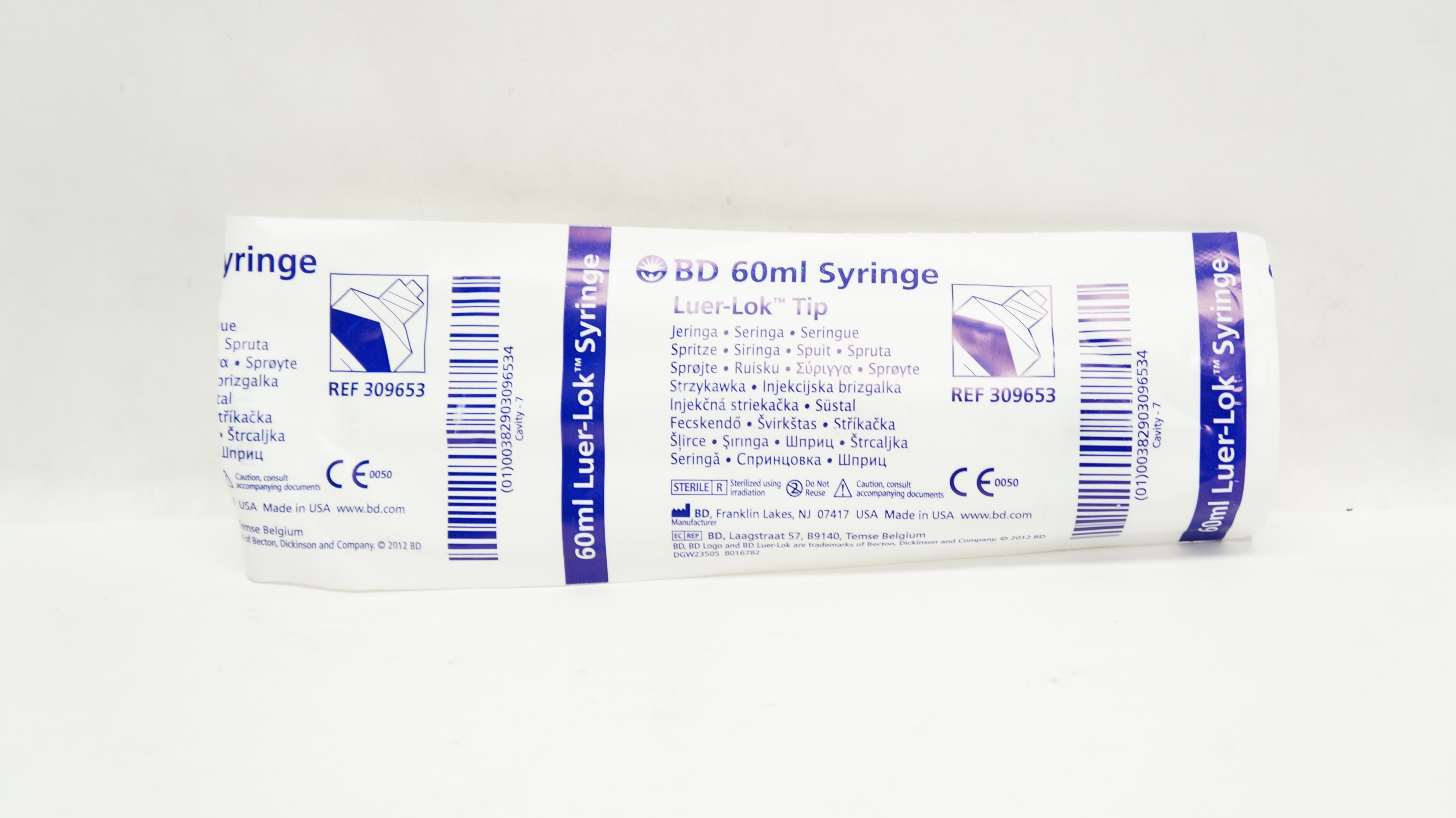 BD 309653 60ml Syringe Luer-Lok Tip