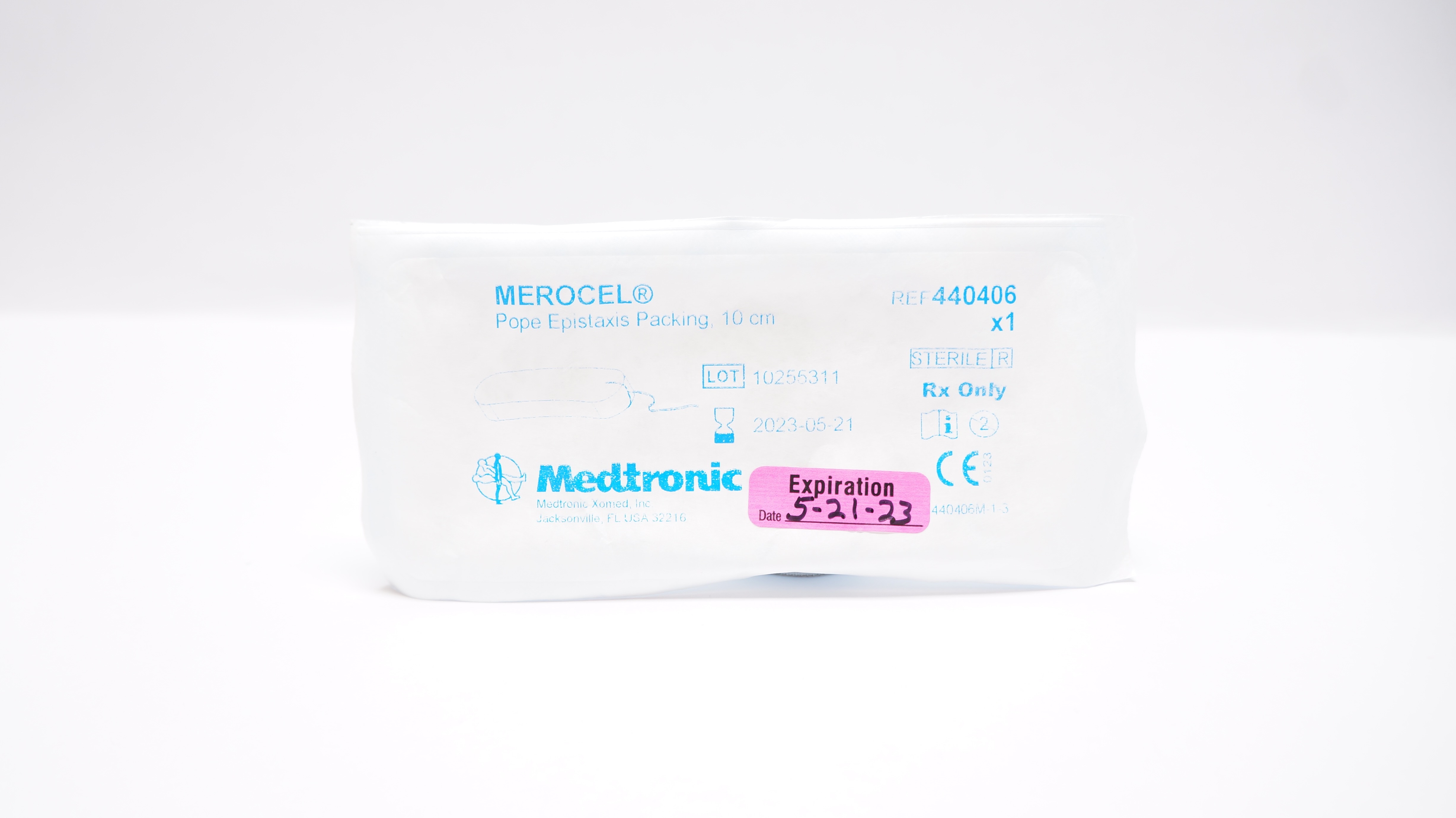 Medtronic 440406 MEROCEL Pope Epistaxis Packing, 10cm (x)