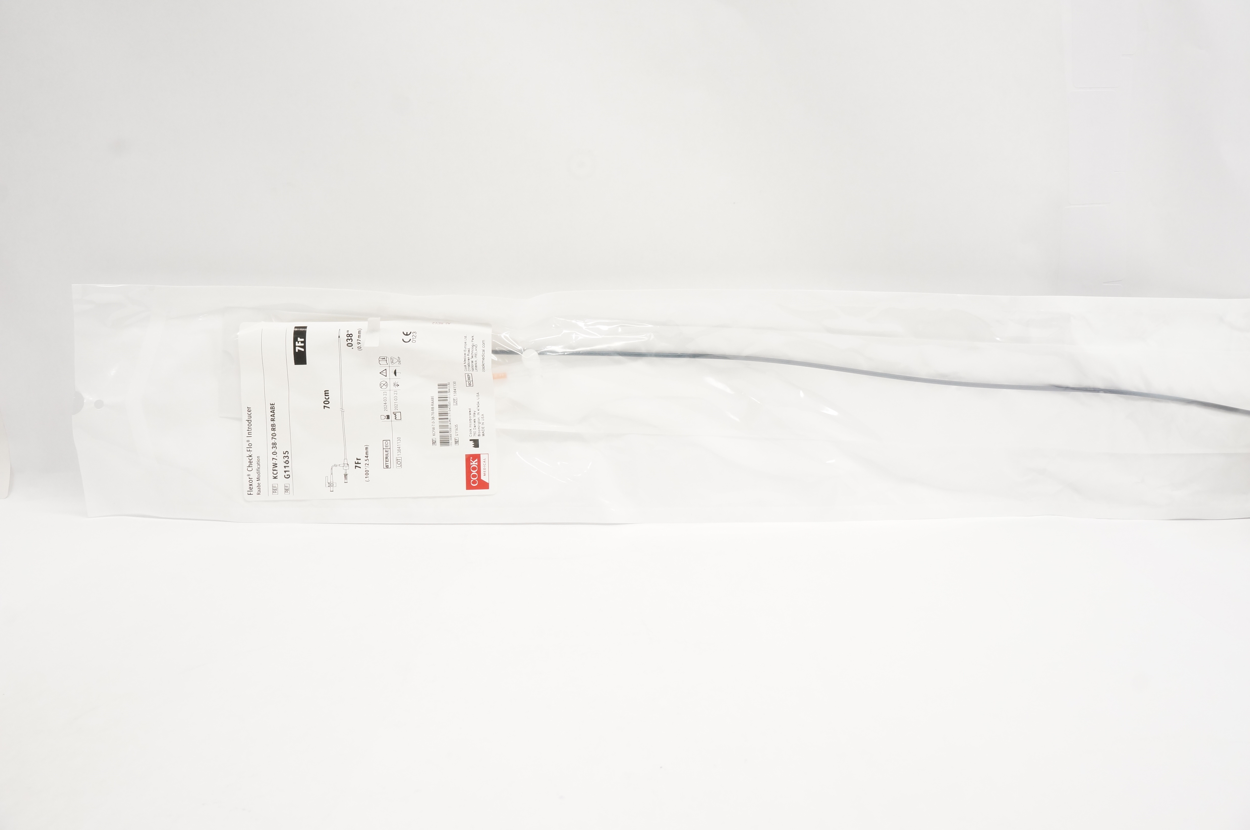 Cook Medical G11636 Flexor Check-Flo Introducer Modification 6Fr x 70cm