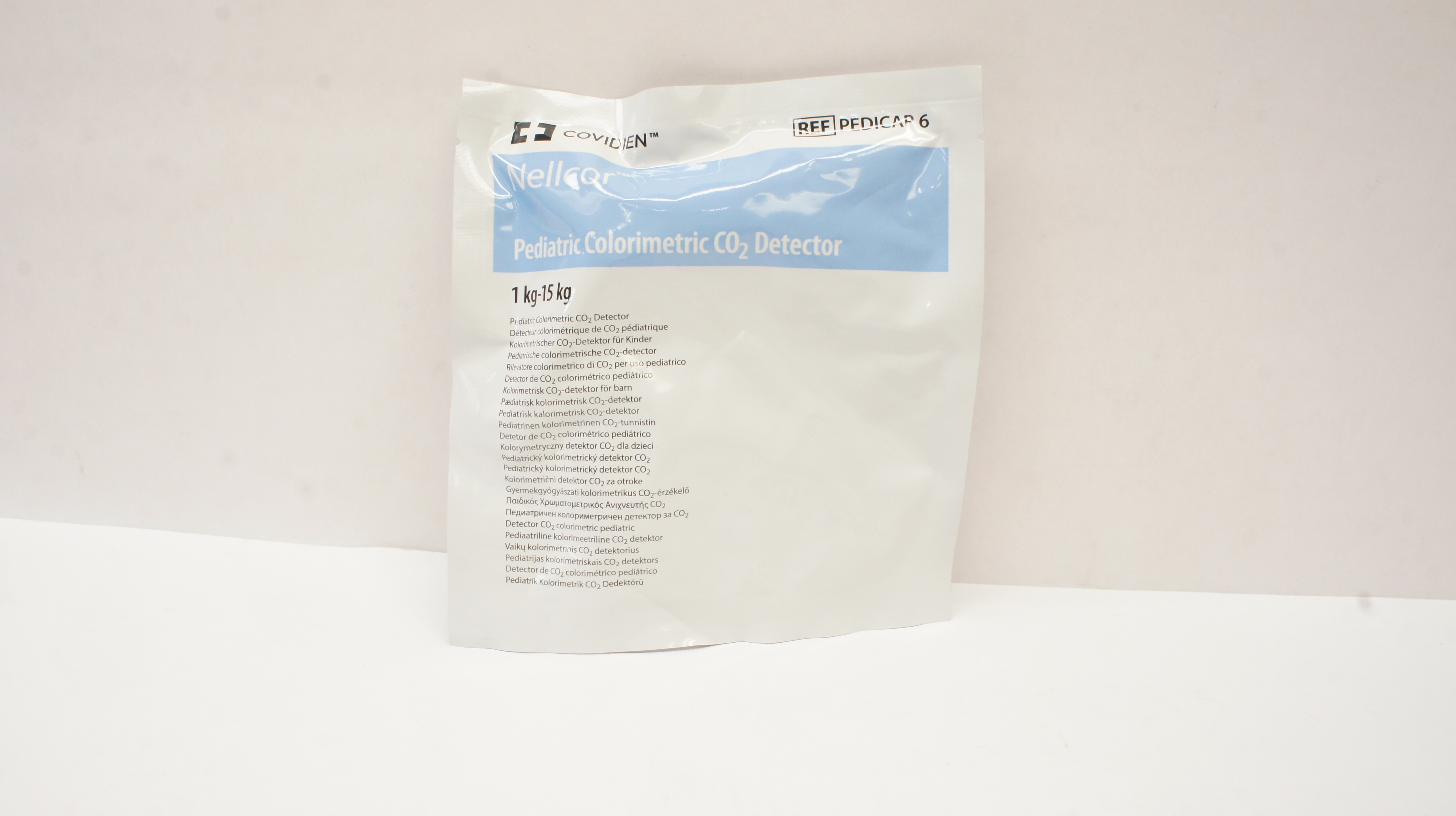 Covidien PEDICAP6 Nellcor Pediatric Colorimetric CO2 Detector 1kg - 15kg (x)