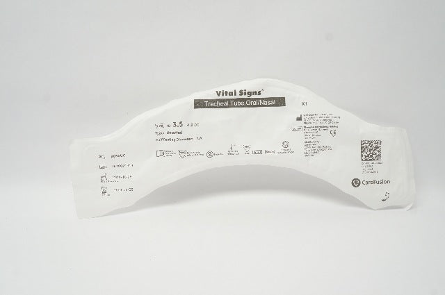 CareFusion 8035UC Vital Signs Tracheal Tube Oral/Nasal, Uncuffed 3.5 ID (x)