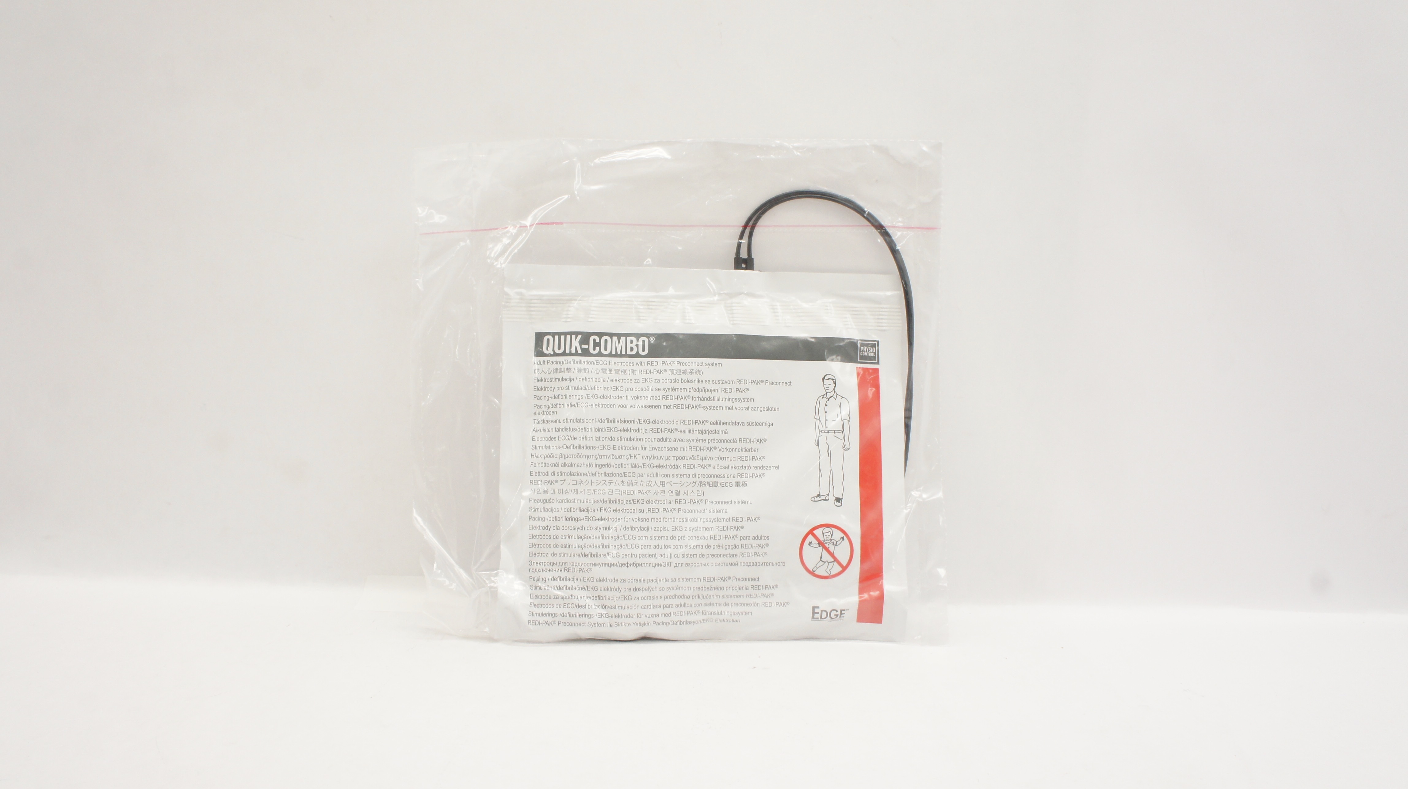 Physio Control 11996-000017 Quick-Combo Redi-Pak Preconnect System Adult