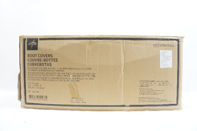 Medline NON27150XL Boot Covers Blue X-Large - Case of 150
