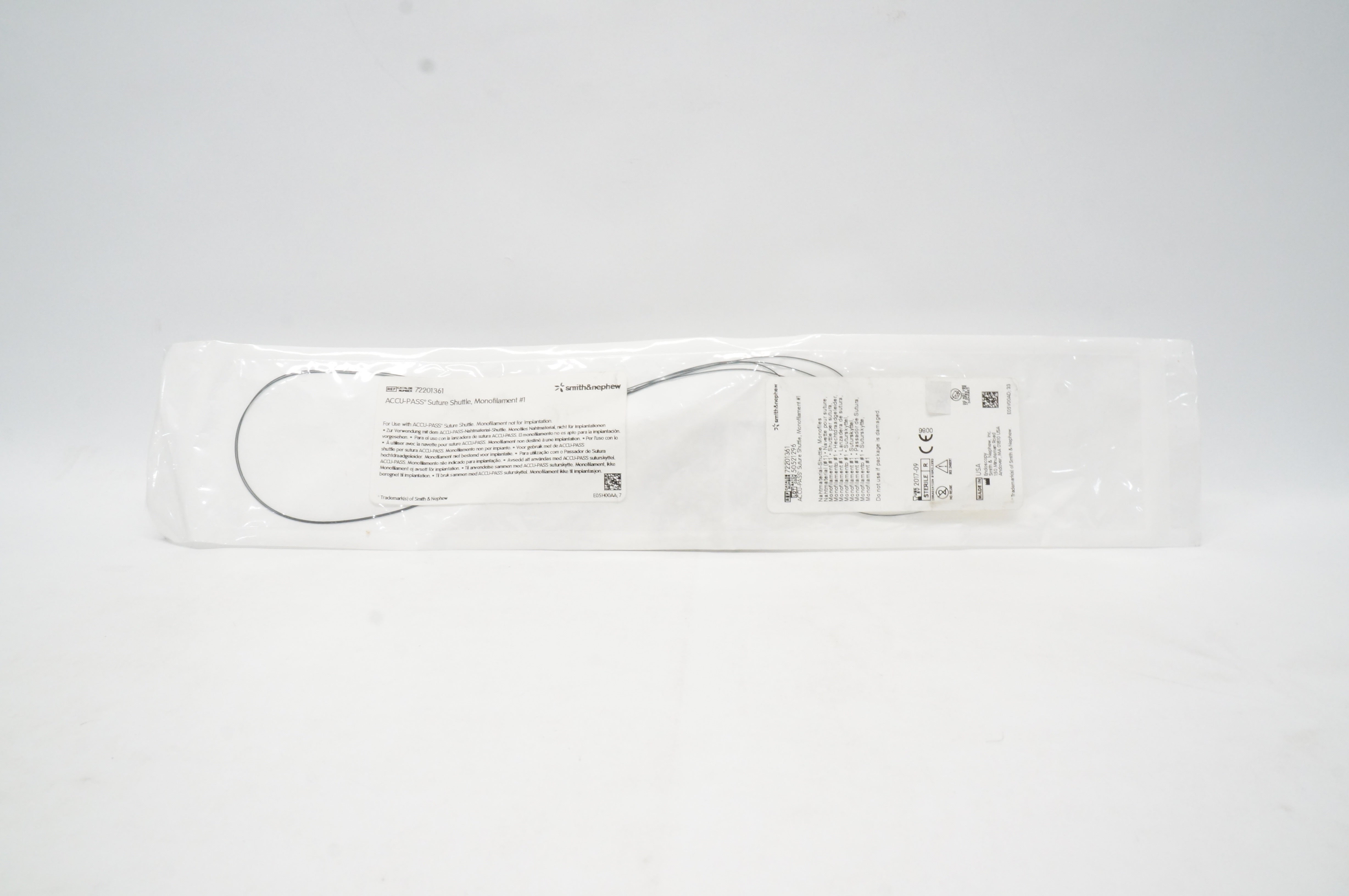 Smith&Nephew 72201361 ACCU-Pass Suture Shuttle Monofilament (x)