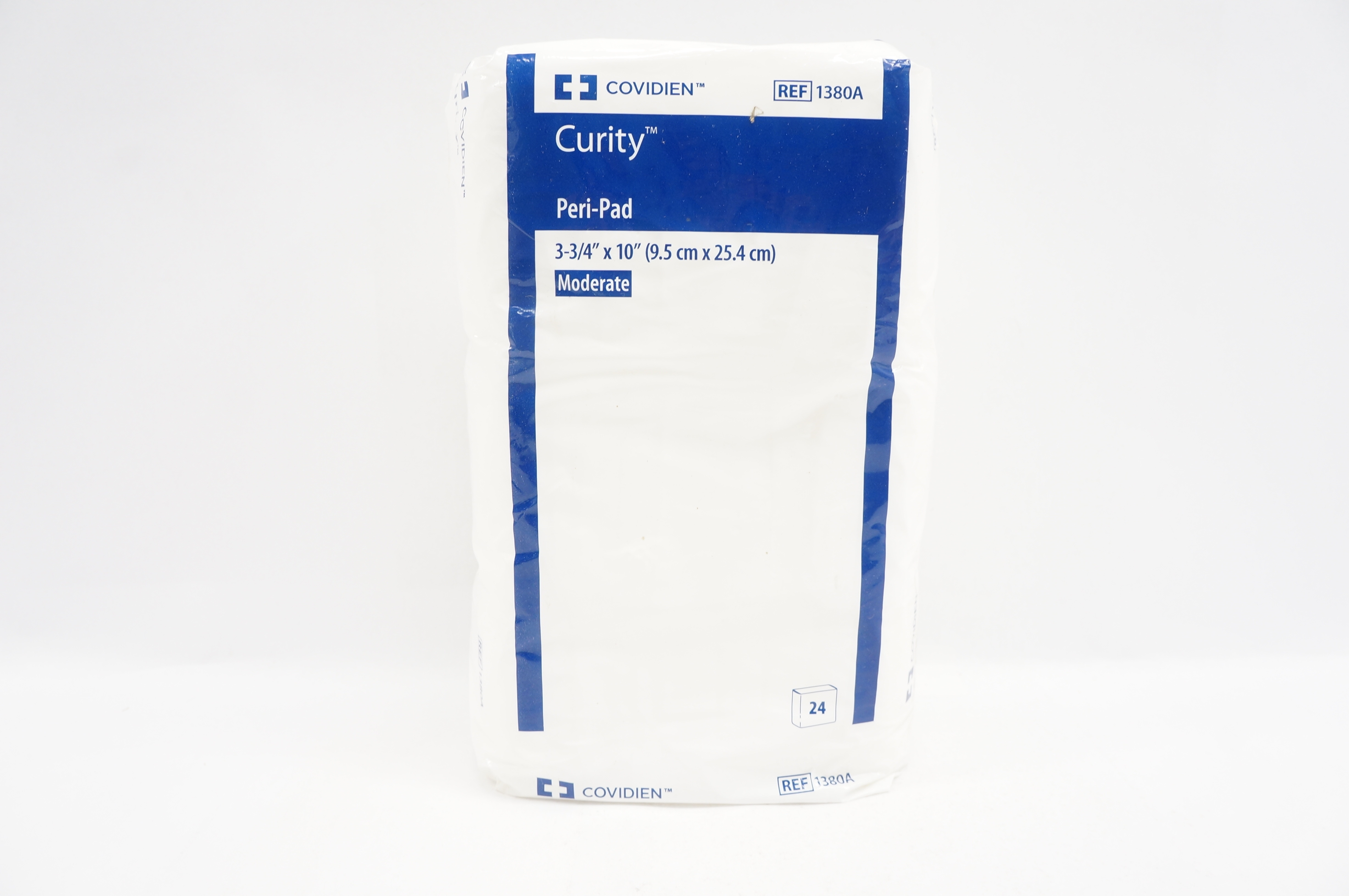 Covidien 1380A Curity Peri-Pad Moderate 3-3/4inch x 10inch – Pack of 24