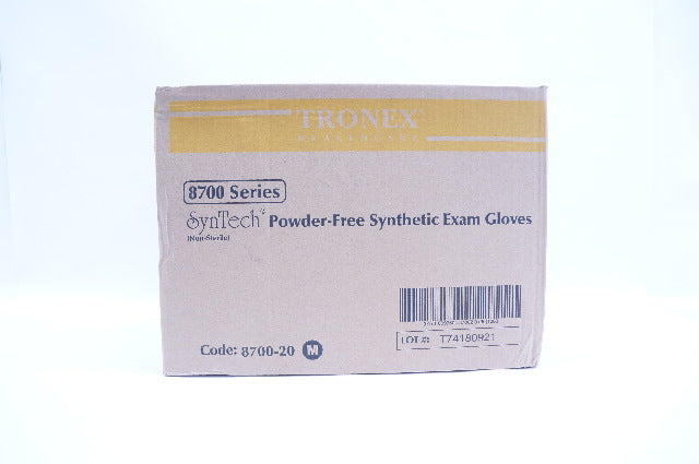 Tronex 8700-20 8700 Series SynTech Synthetic Exam Gloves Medium - Case of 10
