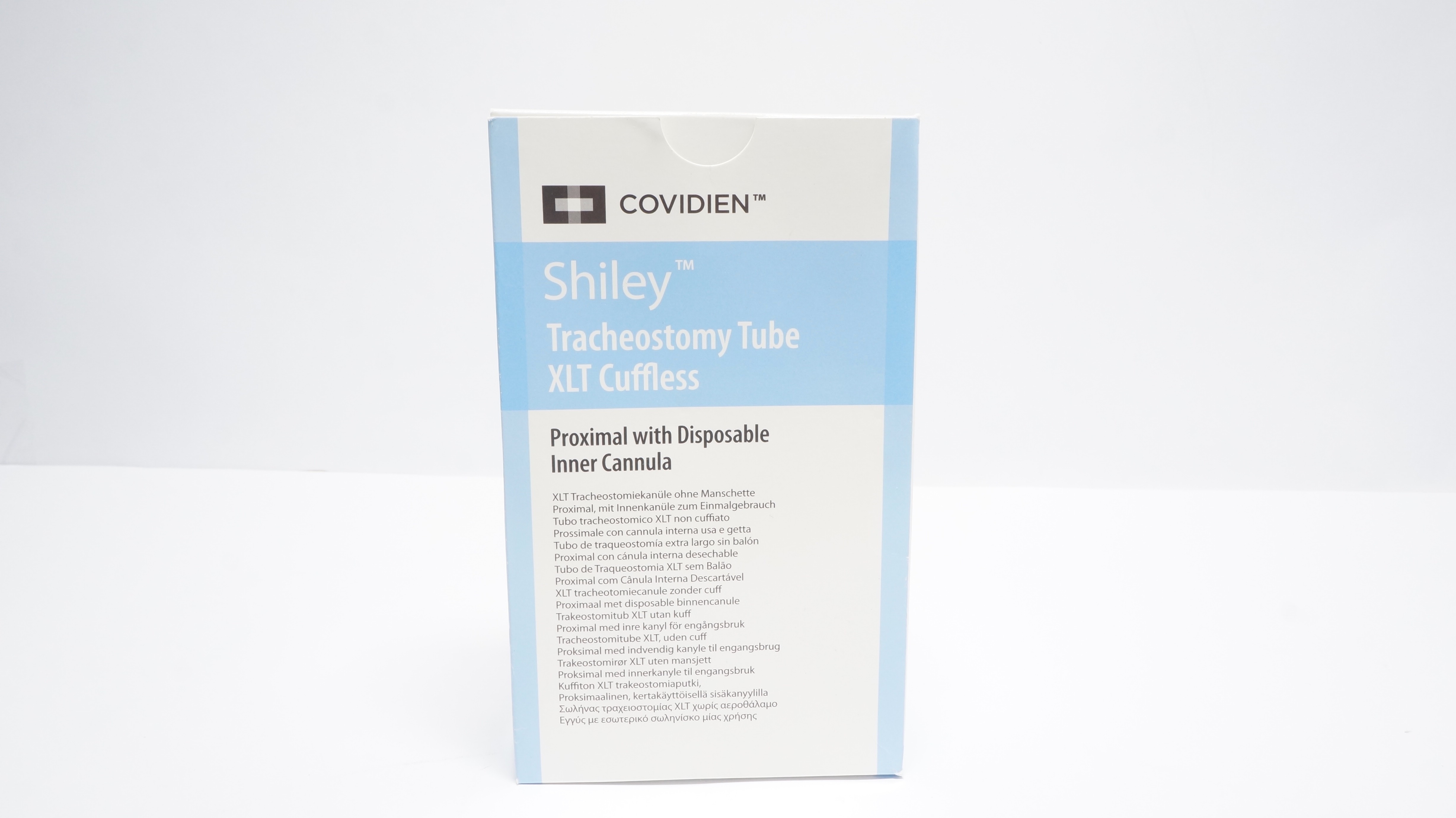 Covidien 70XLTUP Shiley Tracheostomy Tube XLT Cuffless 7.0mm I.D. 12.3mm O.D.(x)