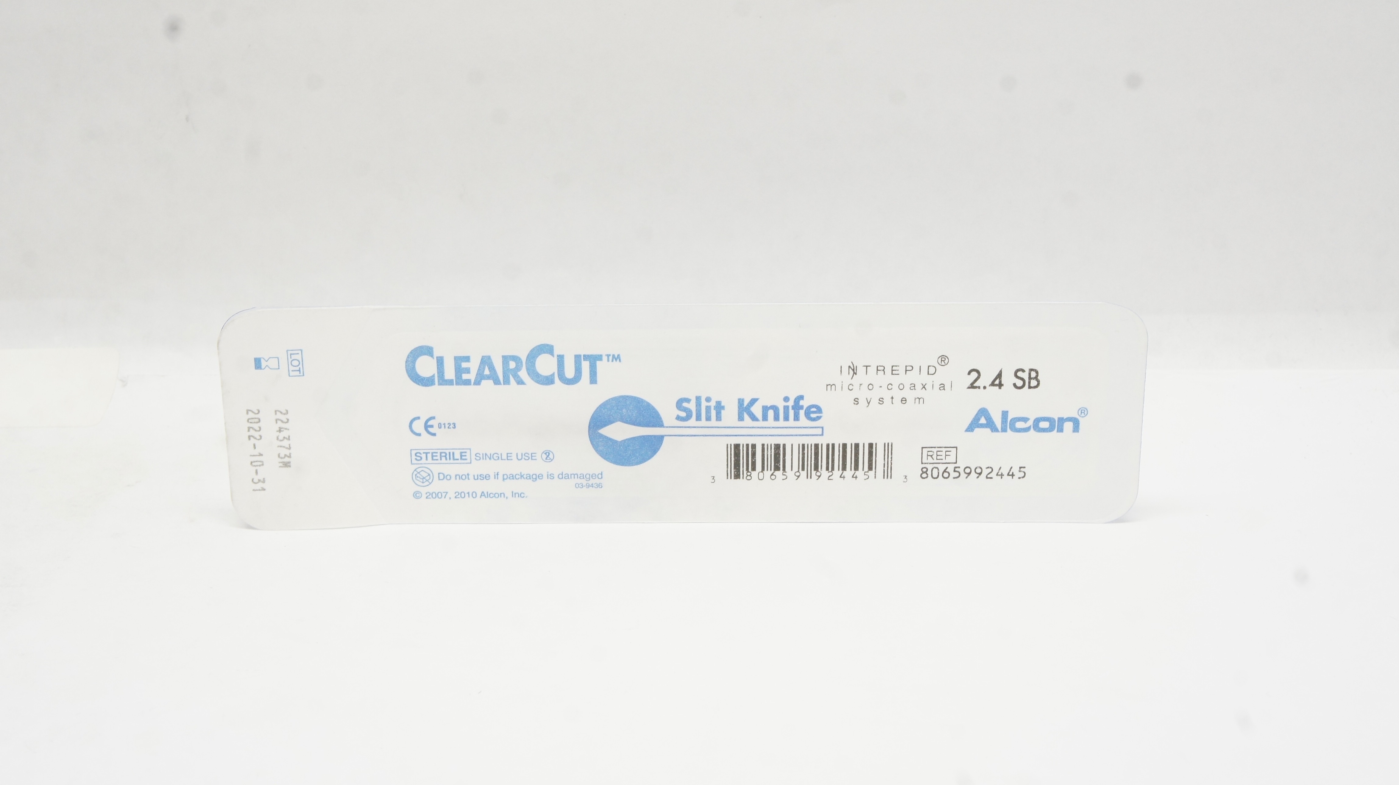 Alcon 8065992445 Intrepid Micro-Coaxial System ClearCut Slit Knife 2.4 SB (x)