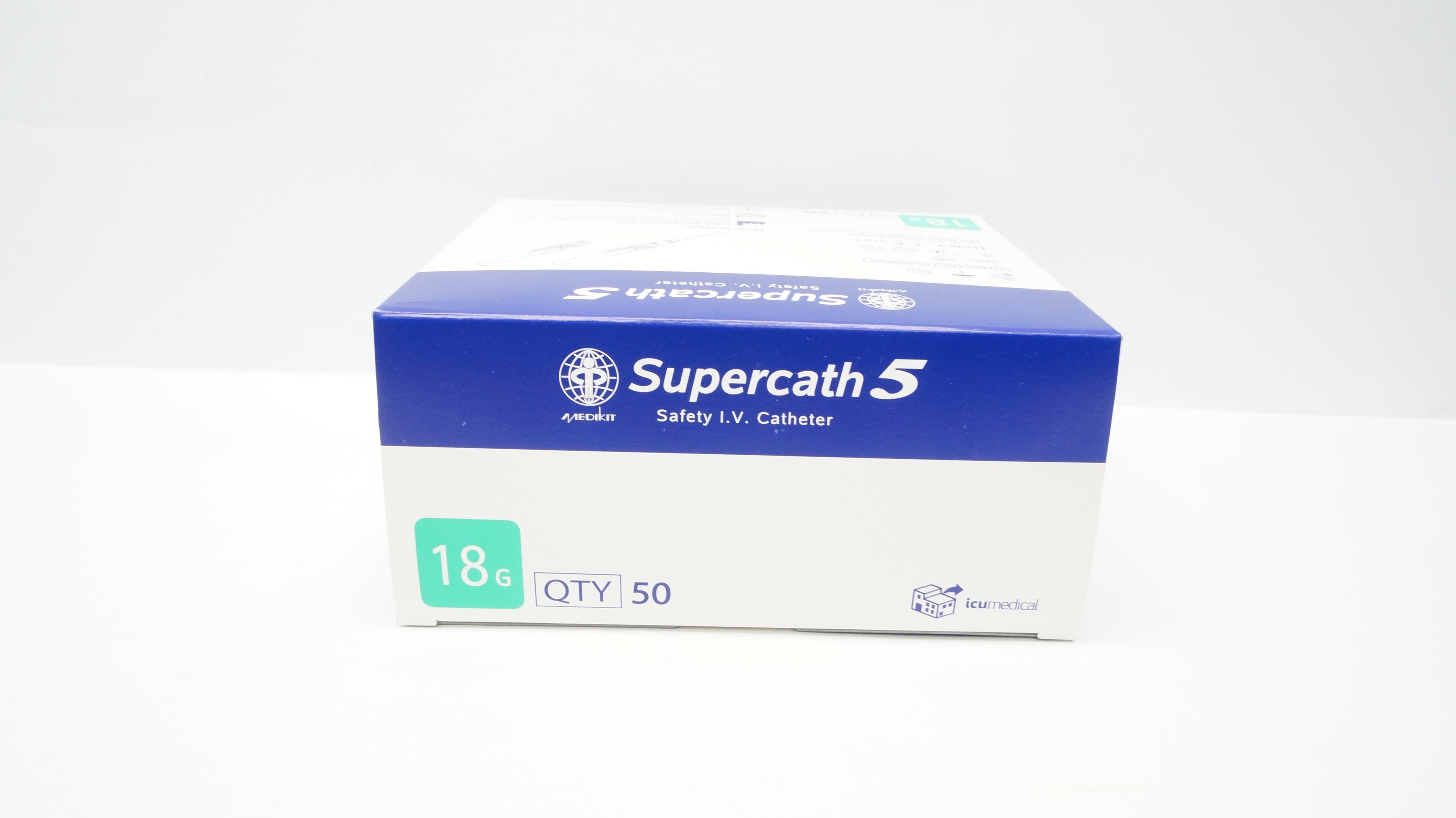 Togo Medikit SP120-18-31T Supercath 5 Safety I.V. Cath. 18G x 1-1/4in - Box of 50