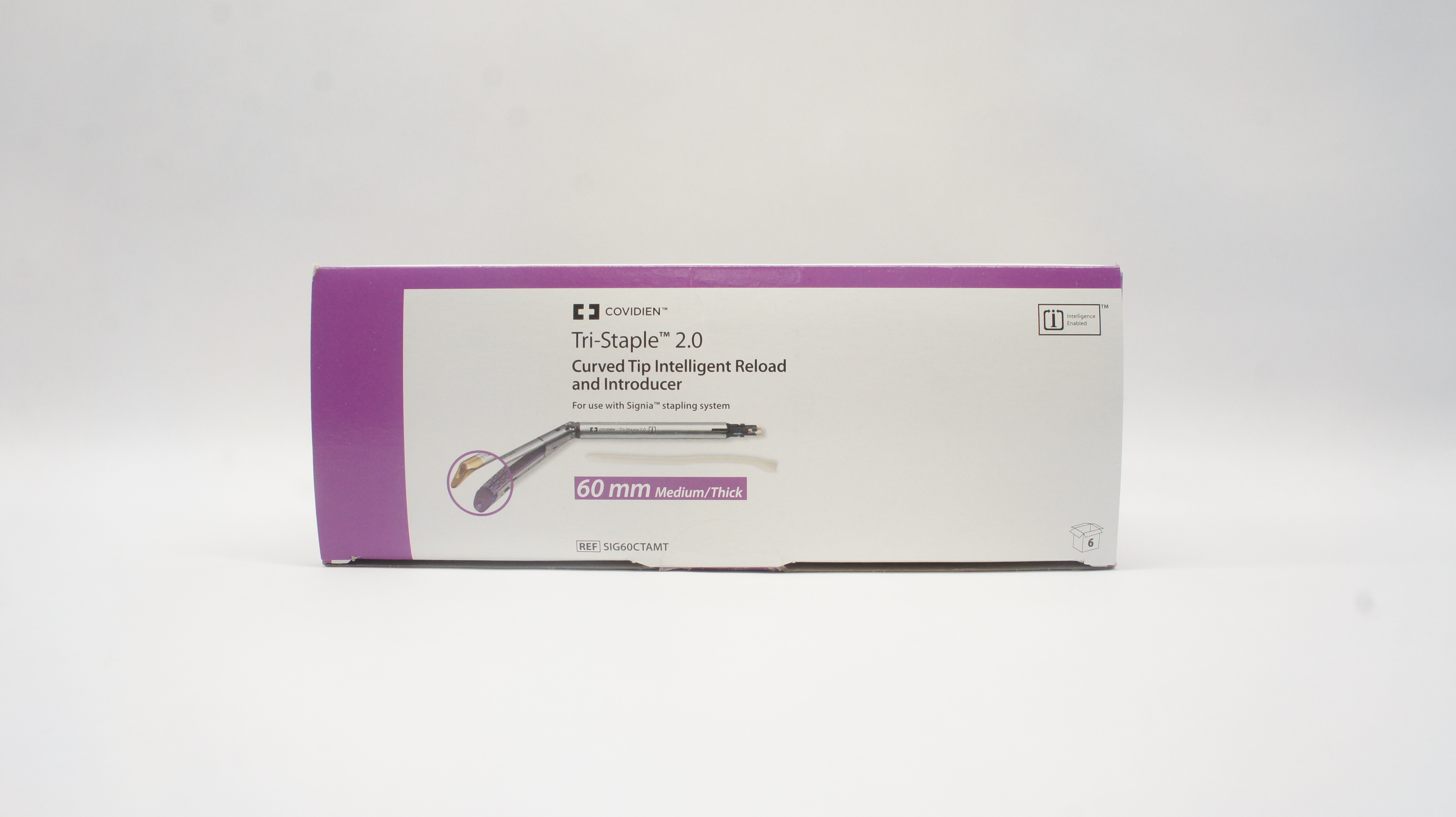 Covidien SIG60CTAMT Curved Tip Intelligent Reload and Introducer 60mm ~ Box of 6