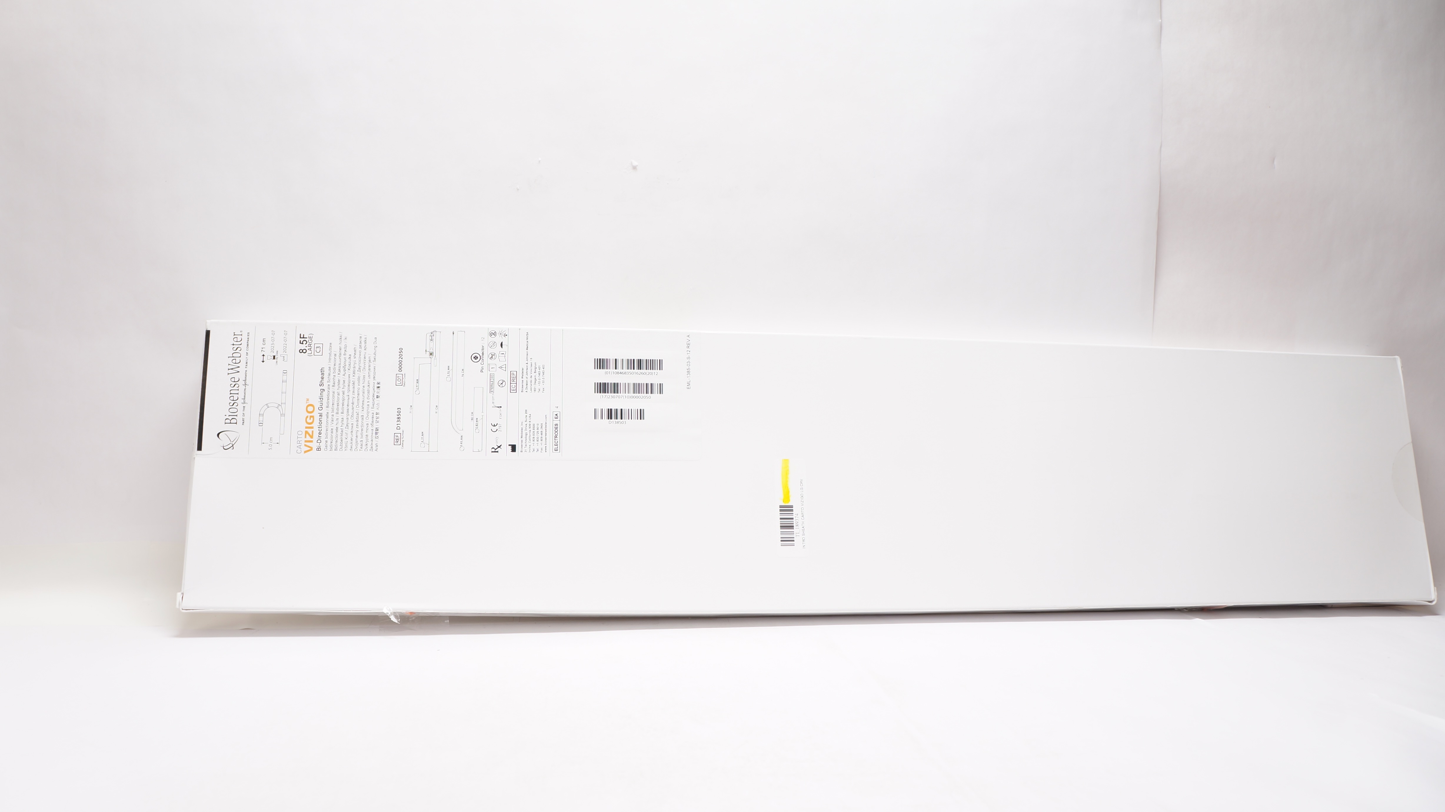 Biosense Webster D138503 Vizigo Bi-Directional Guiding Sheath 8.5F (x)