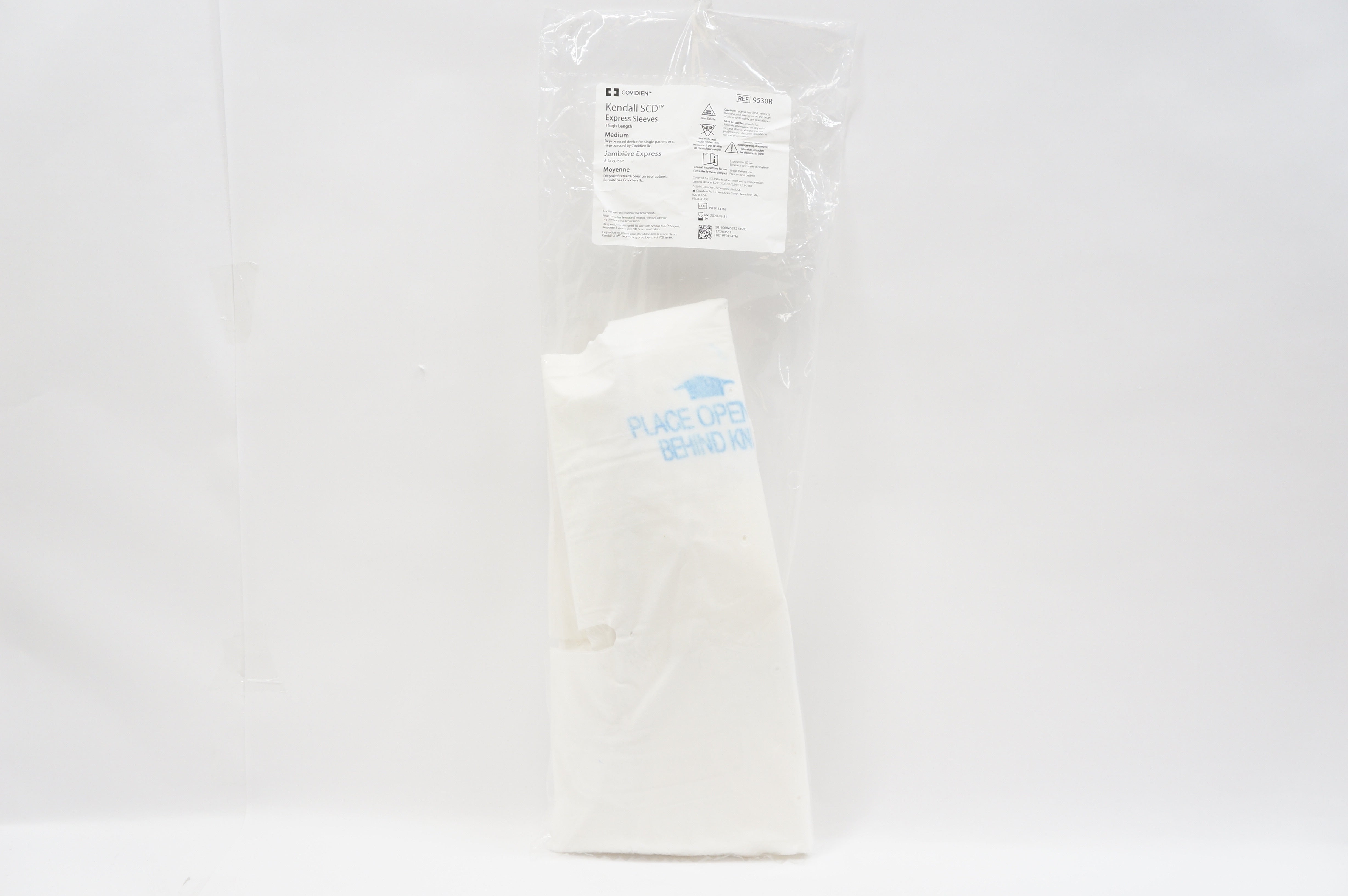 Covidien 9530R Kendall Express Sleeves, Medium (x)