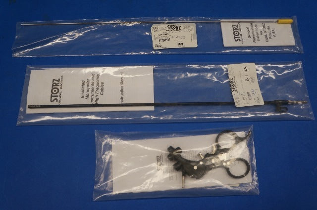 Karl Storz 33426MR Click Line MANHES Dissecting and Grasping Forceps, Size 5 mm