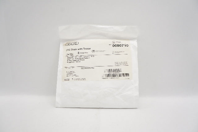 Bard 0080710 PVC Drain with Trocar Medium 1/8inch