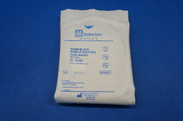 Medical Action Industries 9103 Foam Block Ndle Counter ~ Box of 64