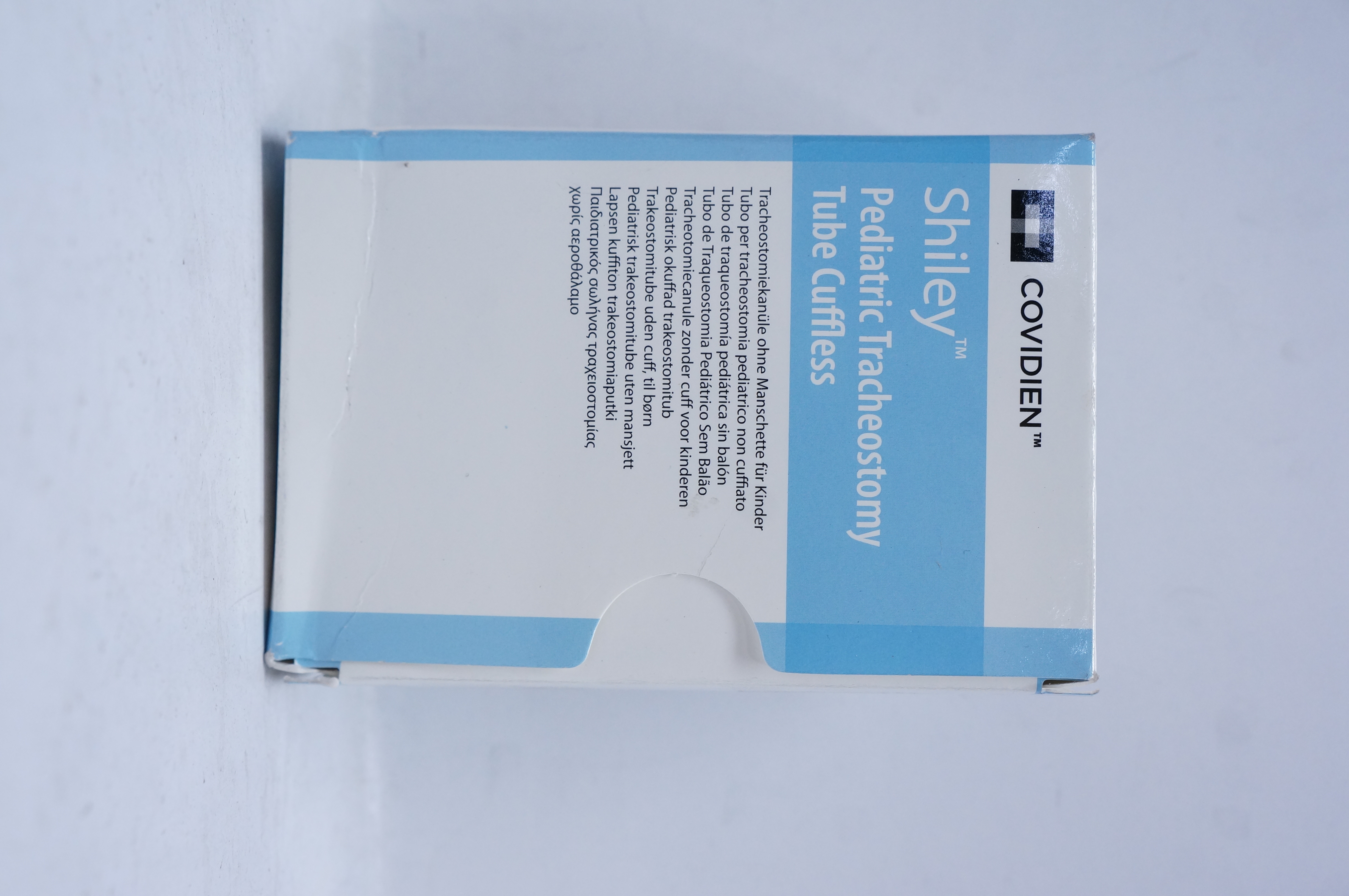 Covidien 3.0PED Shiley Pediatric Tracheostomy Tube Cuffless 3.0mm x 4.5mm (x)