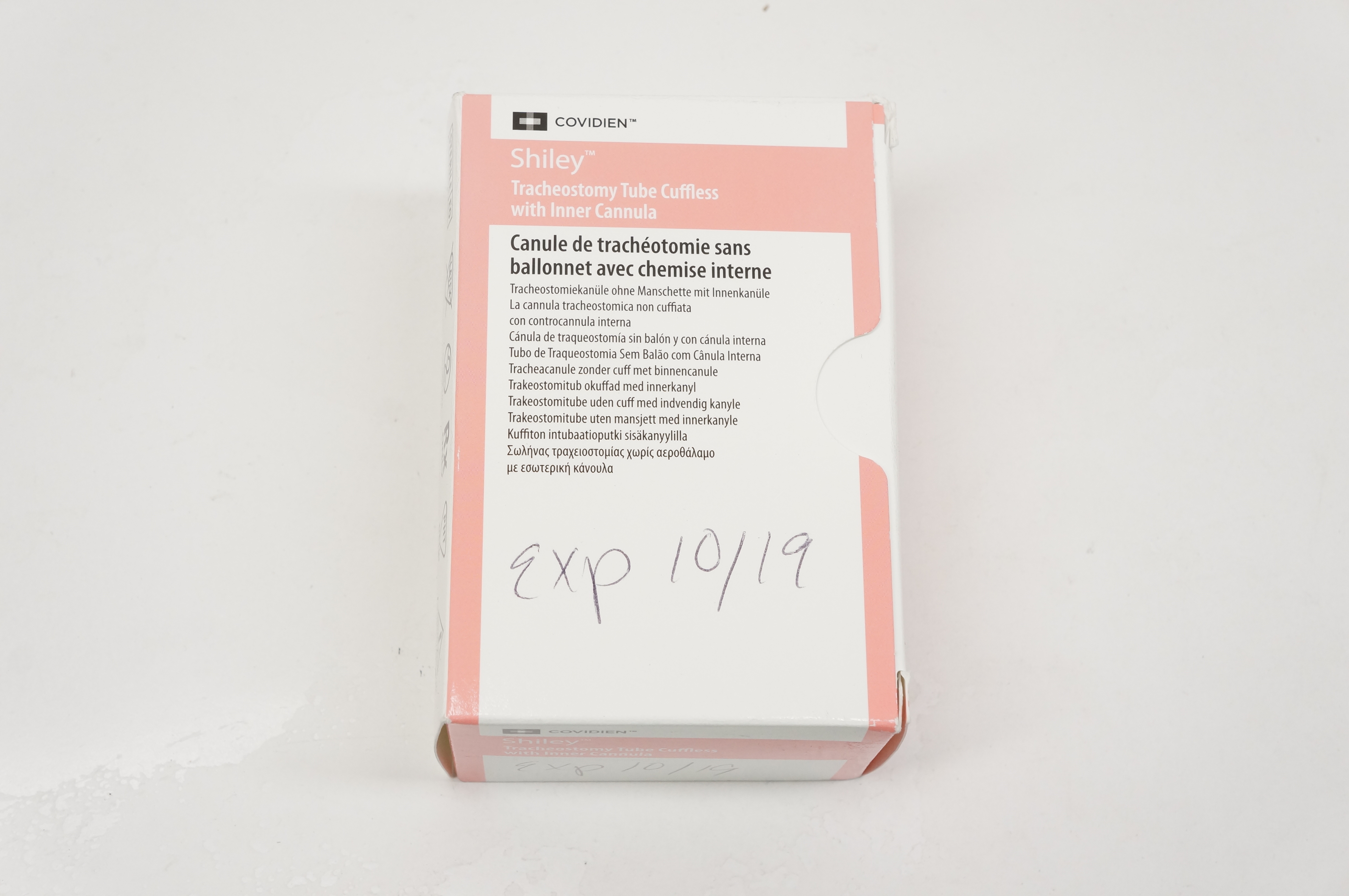 Covidien 8CFS Shiley Tracheostomy Tube Cuffles W/ Inner Cannula 7.6mm ID (x)