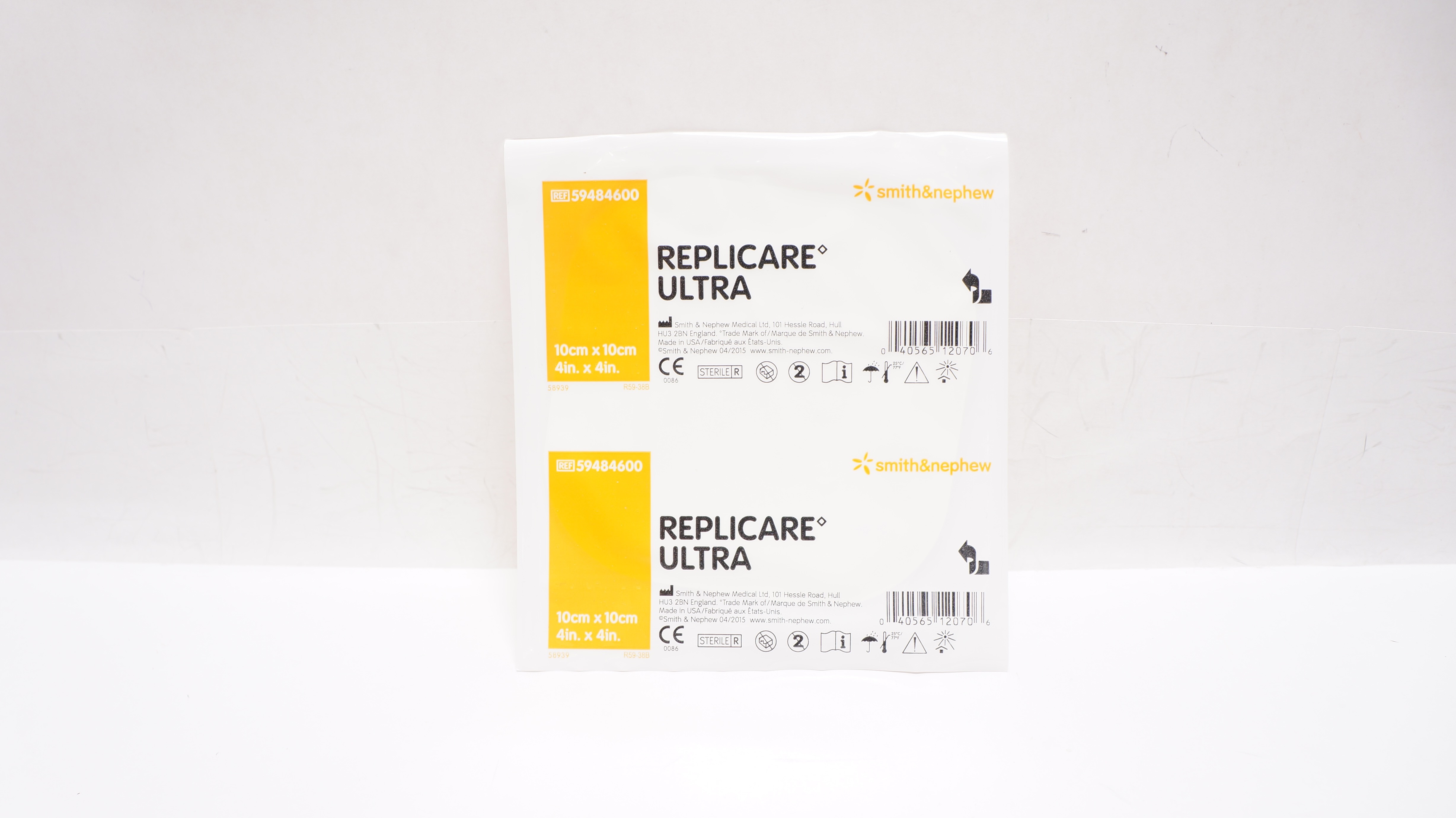 Smith&Nephew 59484600 Replicare Ultra Hydrocolloid Dressing 4inch x 4inch (x)